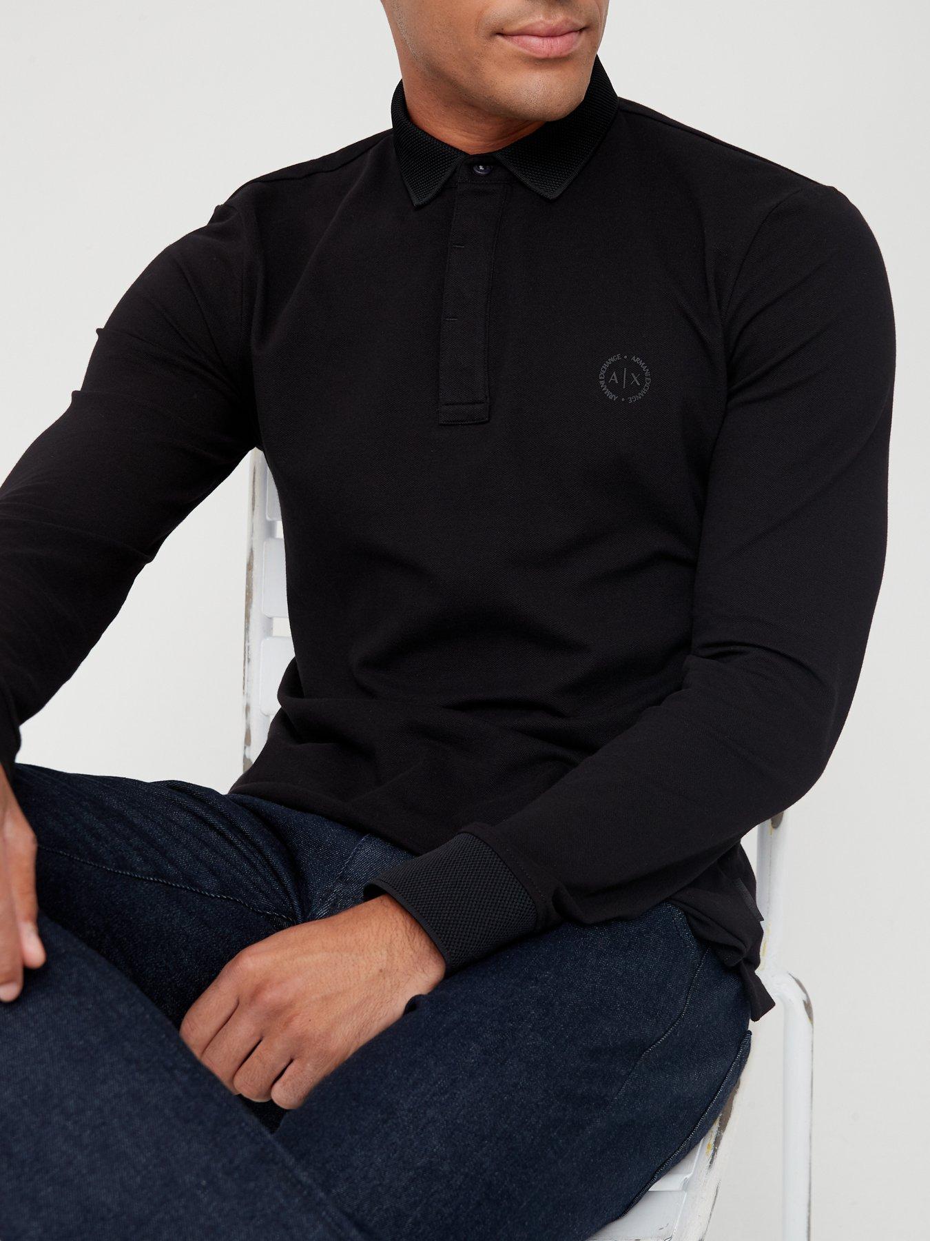 armani-exchange-armani-exchange-long-sleeve-slim-fit-polo-shirt-blackoutfit