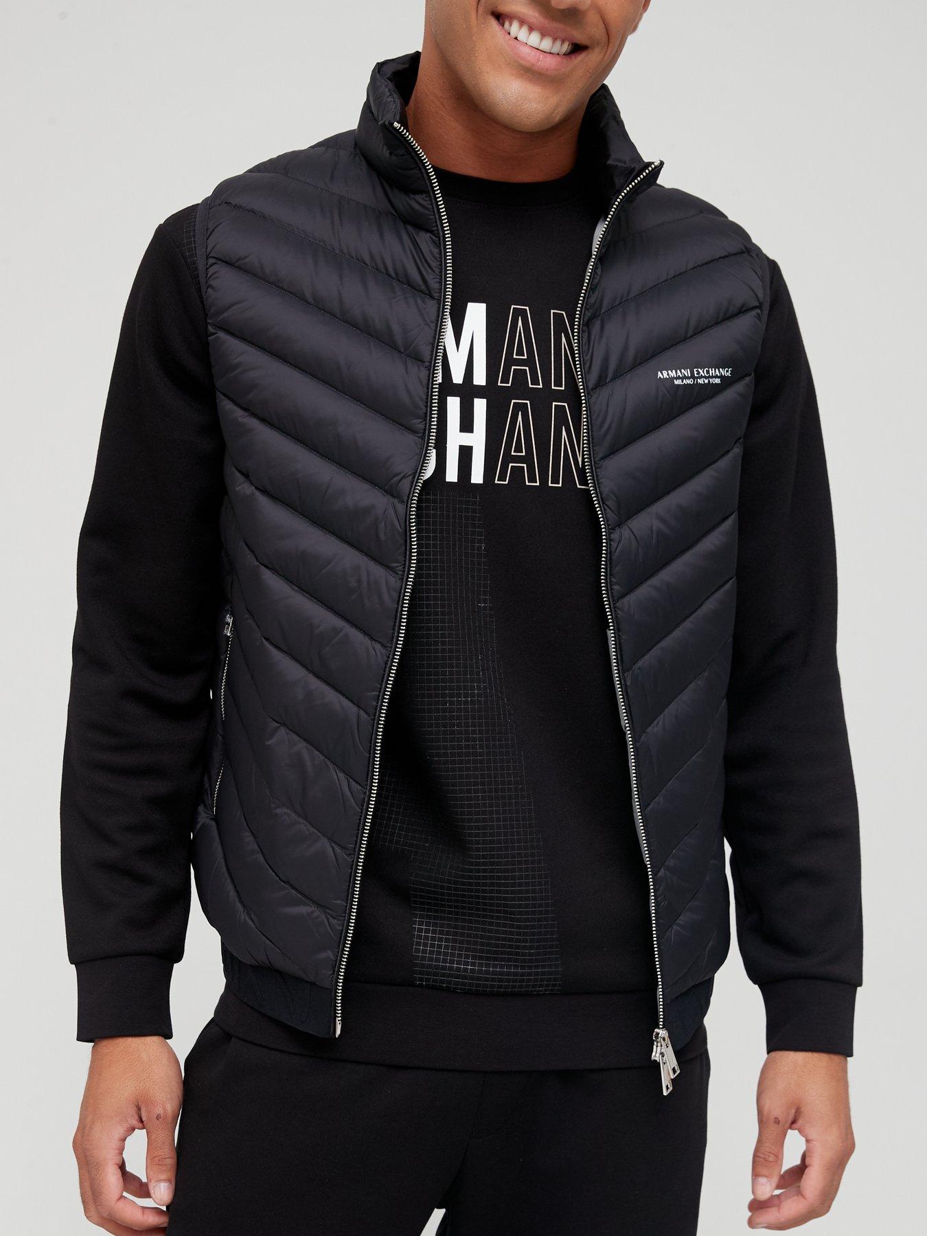 Armani 2025 gilet black