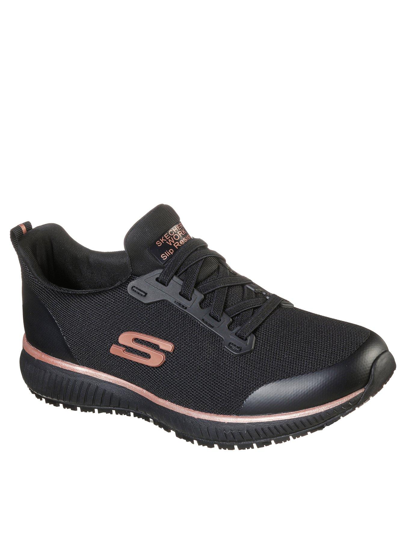 skechers-squad-sr-slip-on-athletic-slip-resistant-trainers-blackstillFront