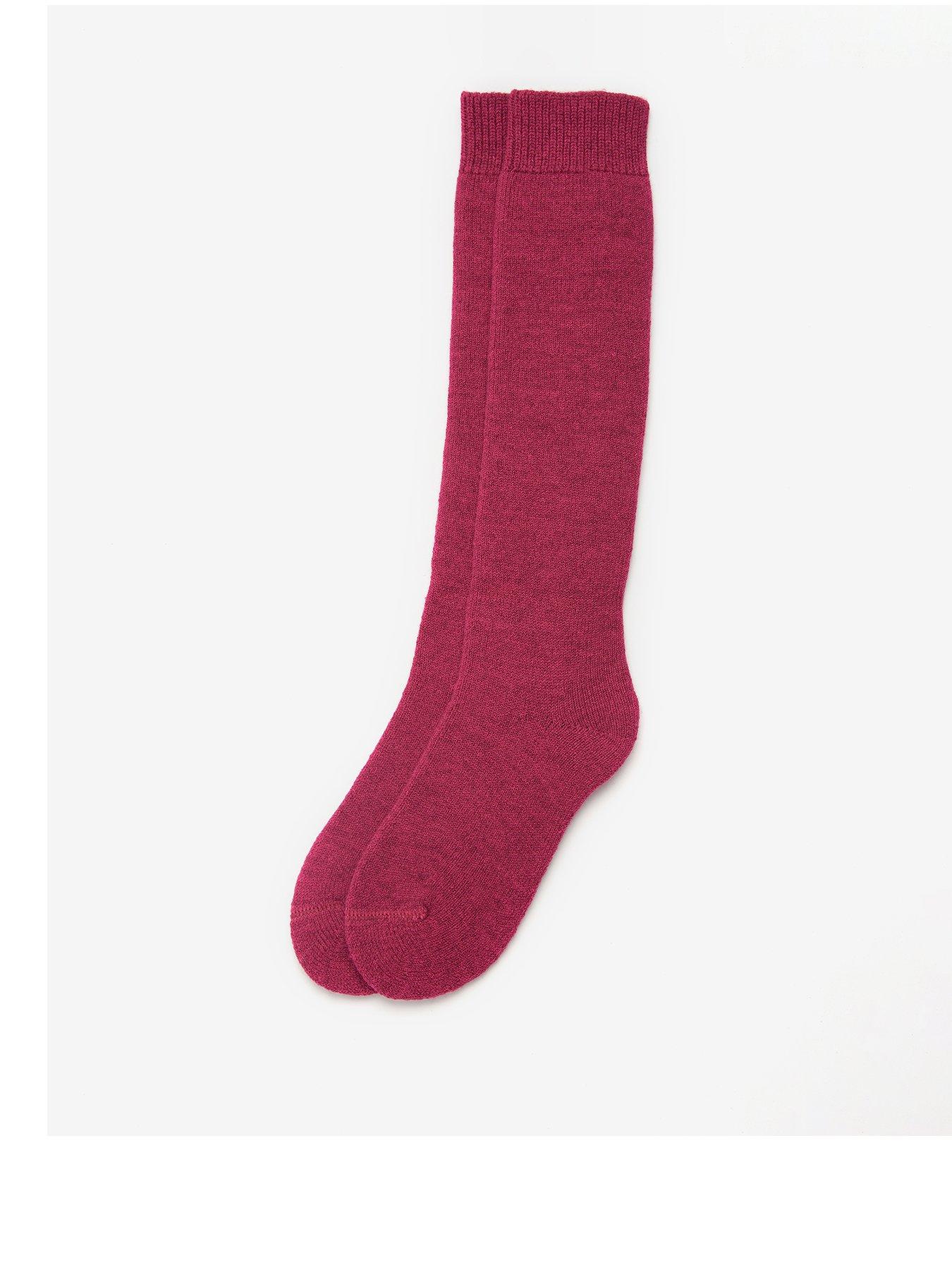 barbour-barbour-wellington-knee-sock--raspberryfront