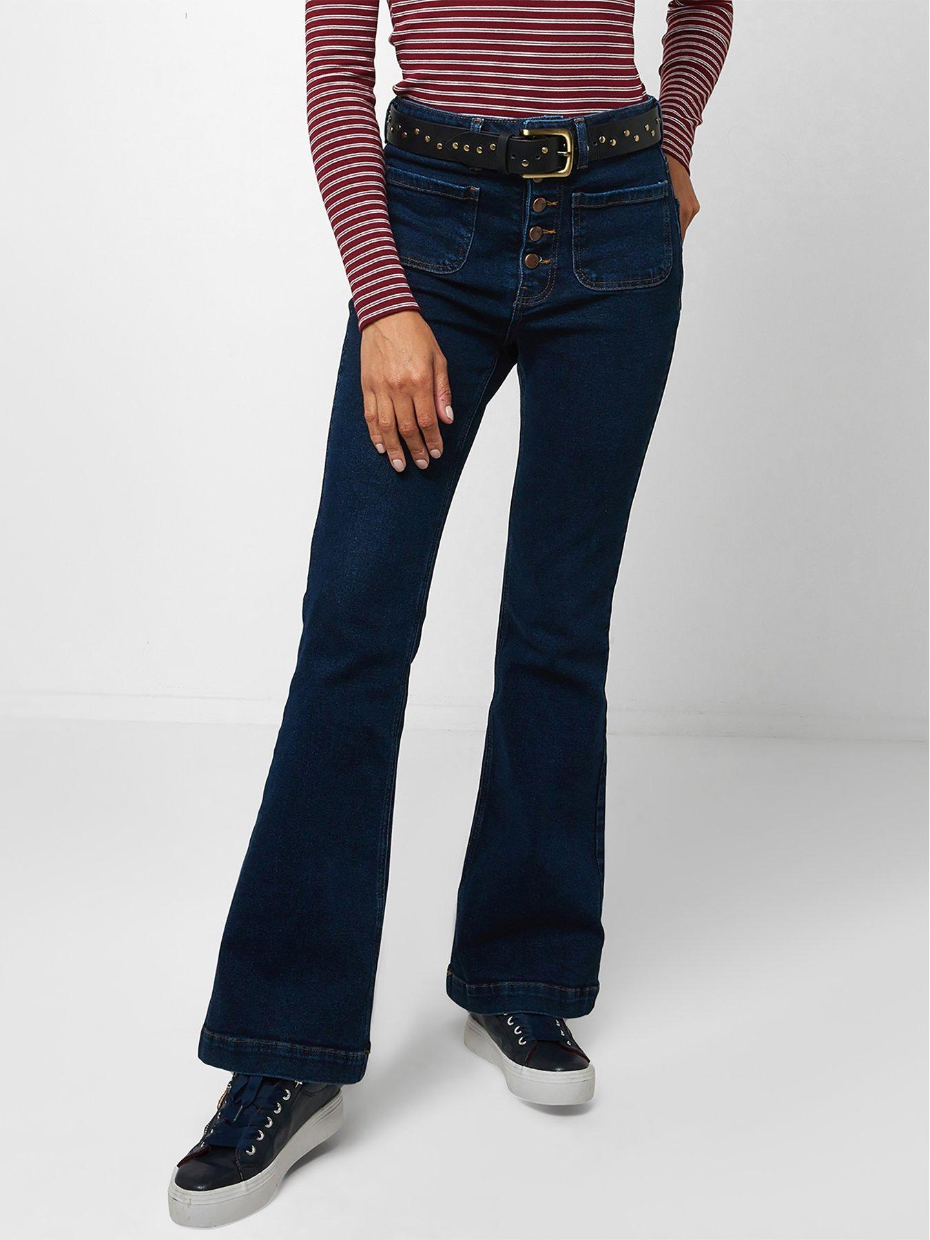 Joe Browns Vintage Valerie Flared Jeans-Indigo