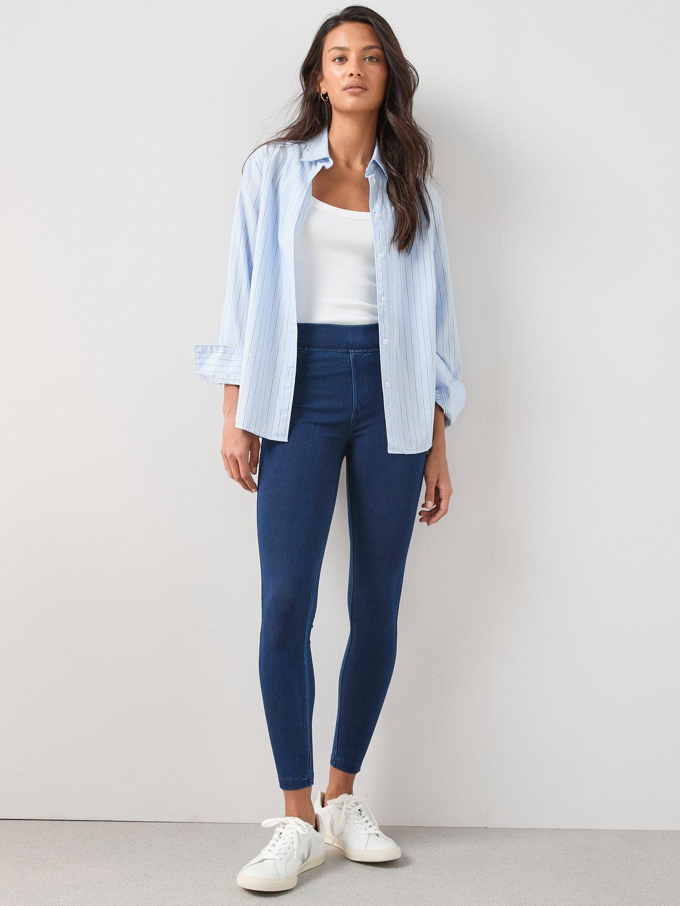 Image 4 of 5 of The Very Collection Denim Look Jegging - Indigo