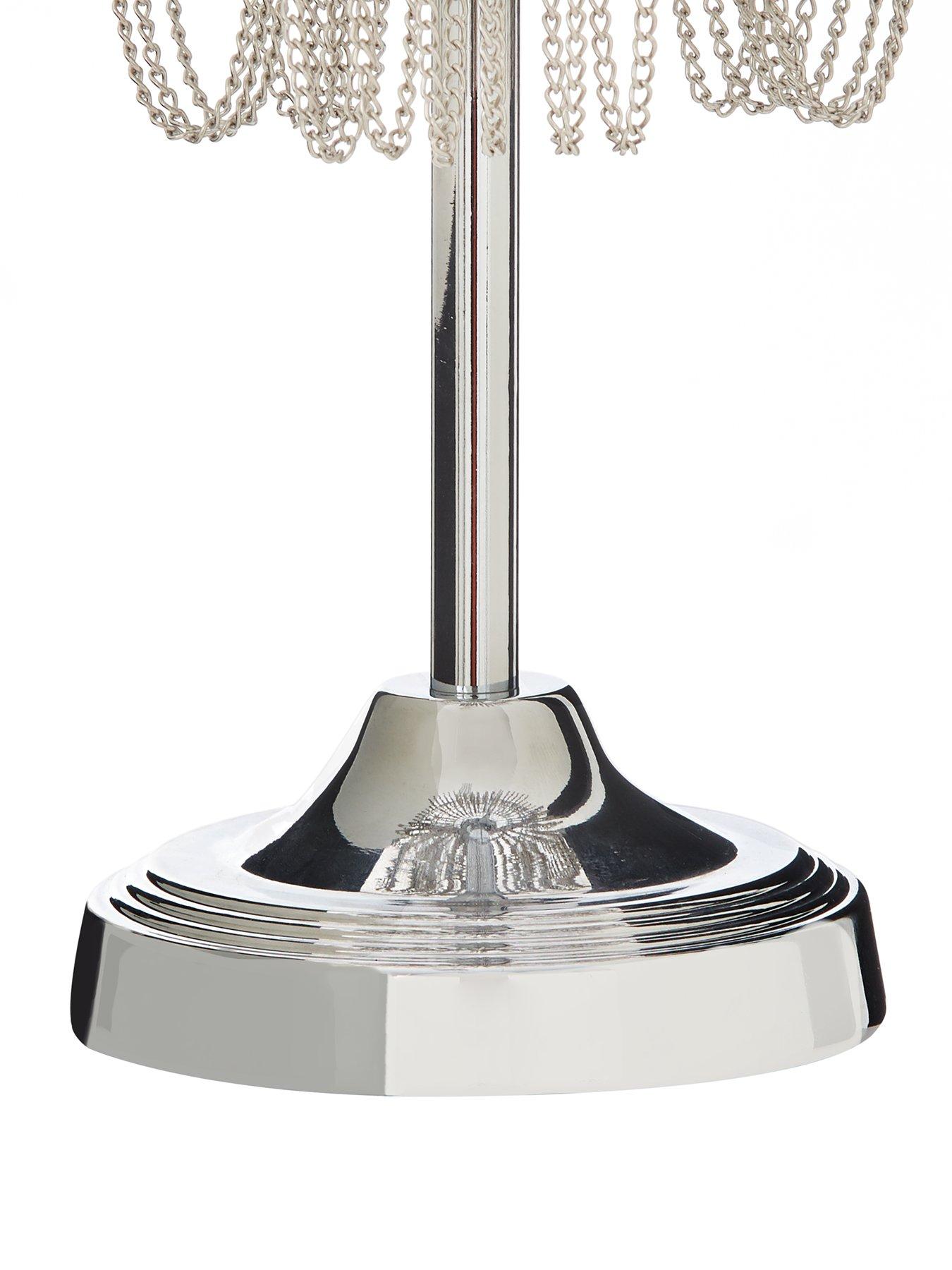 Image 4 of 4 of Michelle Keegan Home Angel Table Lamp - Chrome