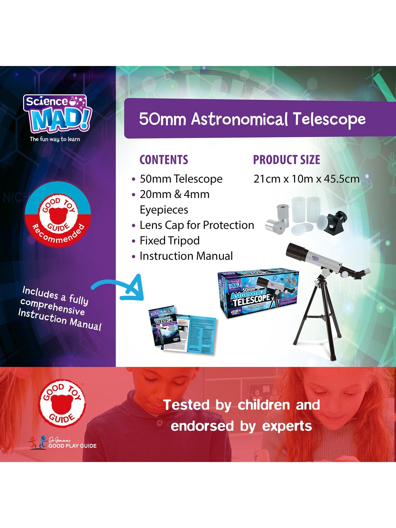 Image 4 of 7 of Science Mad Science Mad 50mm Astronomical Telescope