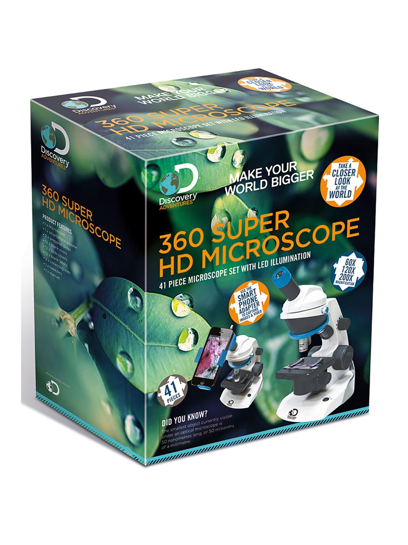 Science Mad 360 Super HD Microscope: Với kính hiển vi Super HD Microscope, bạn sẽ khám phá thế giới của khoa học với độ phóng đại 360 độ cực kỳ chi tiết. Điều này sẽ giúp bạn hiểu rõ hơn về cấu trúc và chức năng của các tế bào, giúp phát triển sự hiểu biết và sự tò mò trong khoa học.