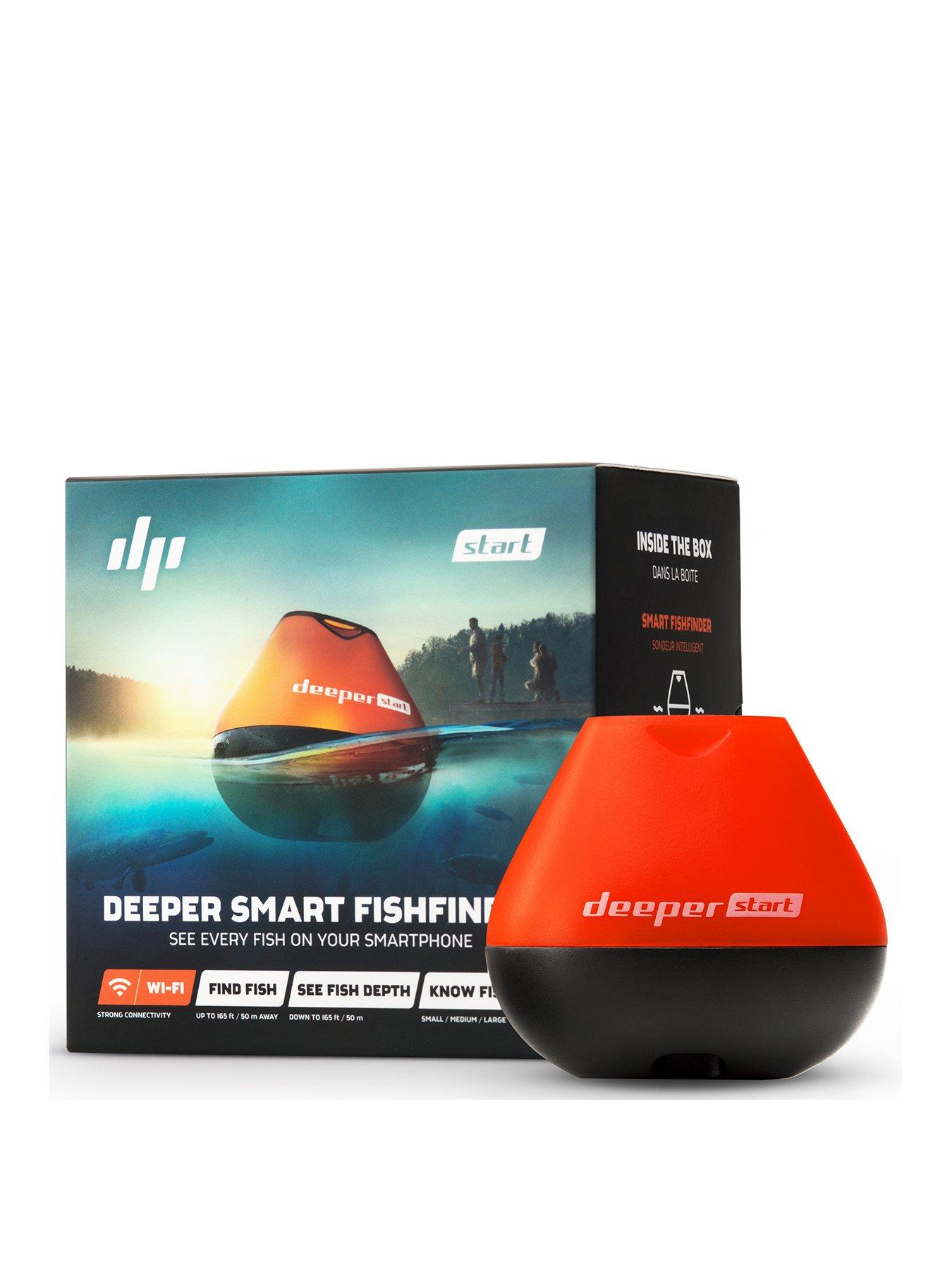 Deeper Deeper START Smart Fish Finder - Castable Wi-Fi fish finder for recreational fishing from dock, shore or bank