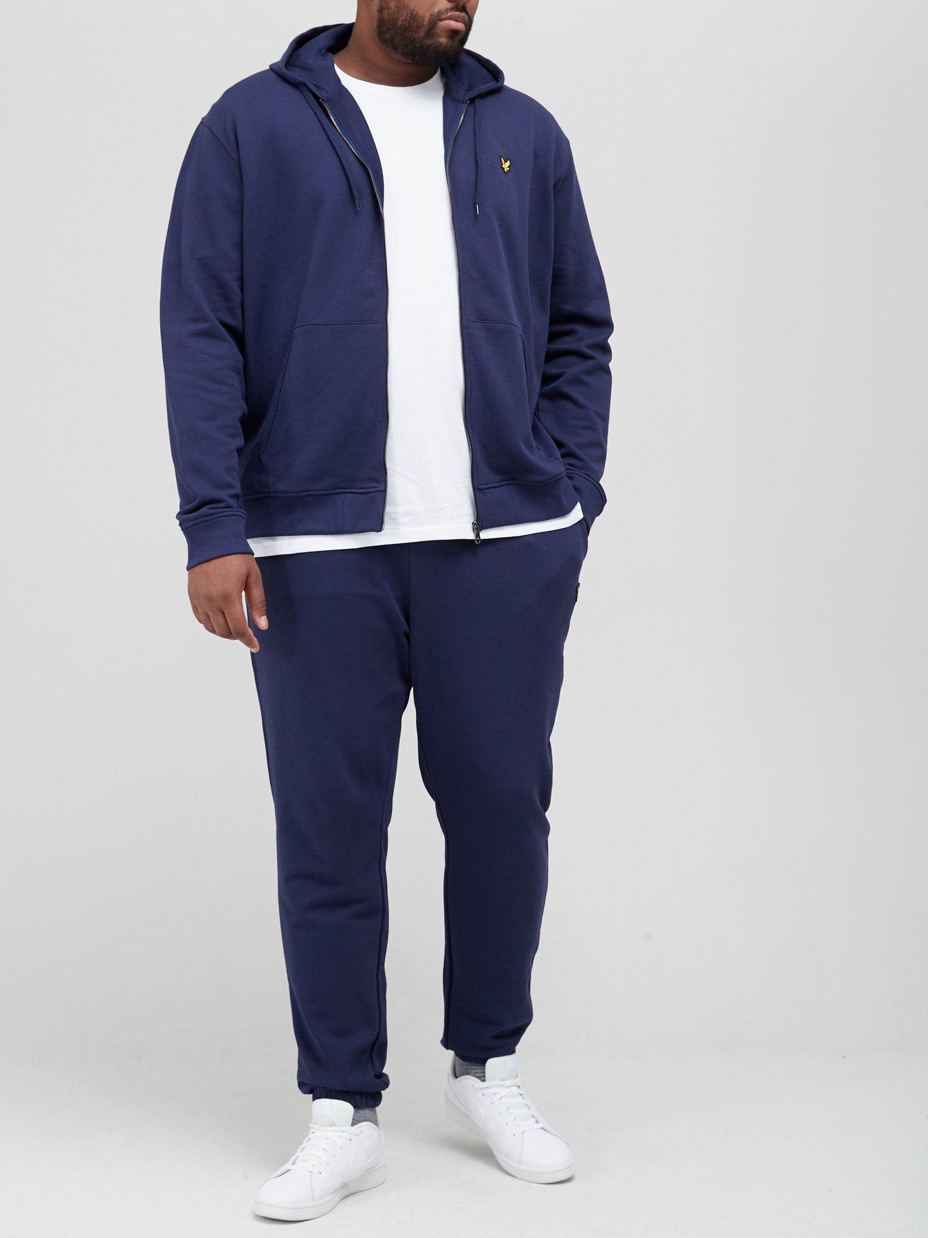 lyle-scott-big-amp-tallnbspzip-through-hoodie-navyback