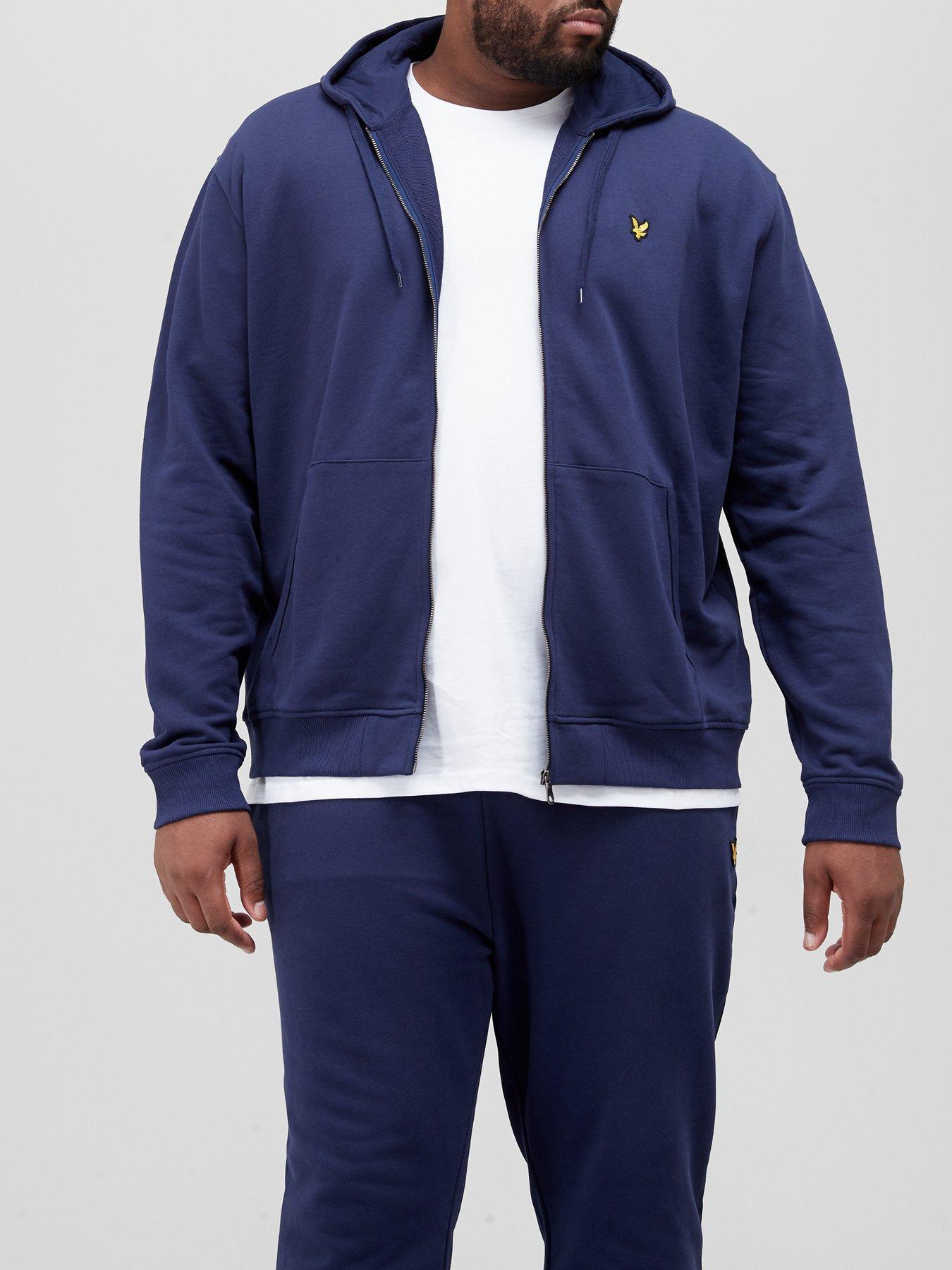 lyle-scott-big-amp-tallnbspzip-through-hoodie-navyoutfit