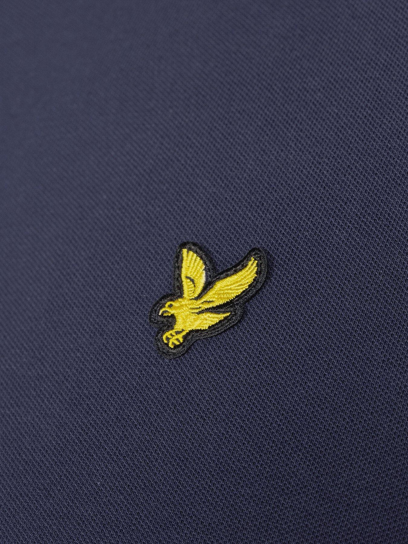 Image 4 of 4 of Lyle & Scott Big &amp; Tall Plain Polo Shirt - Navy