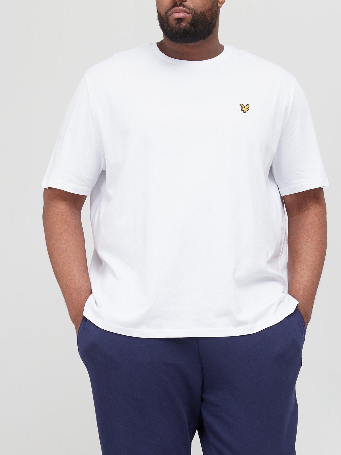 lyle-scott-big-amp-tallnbspplain-t-shirt-white