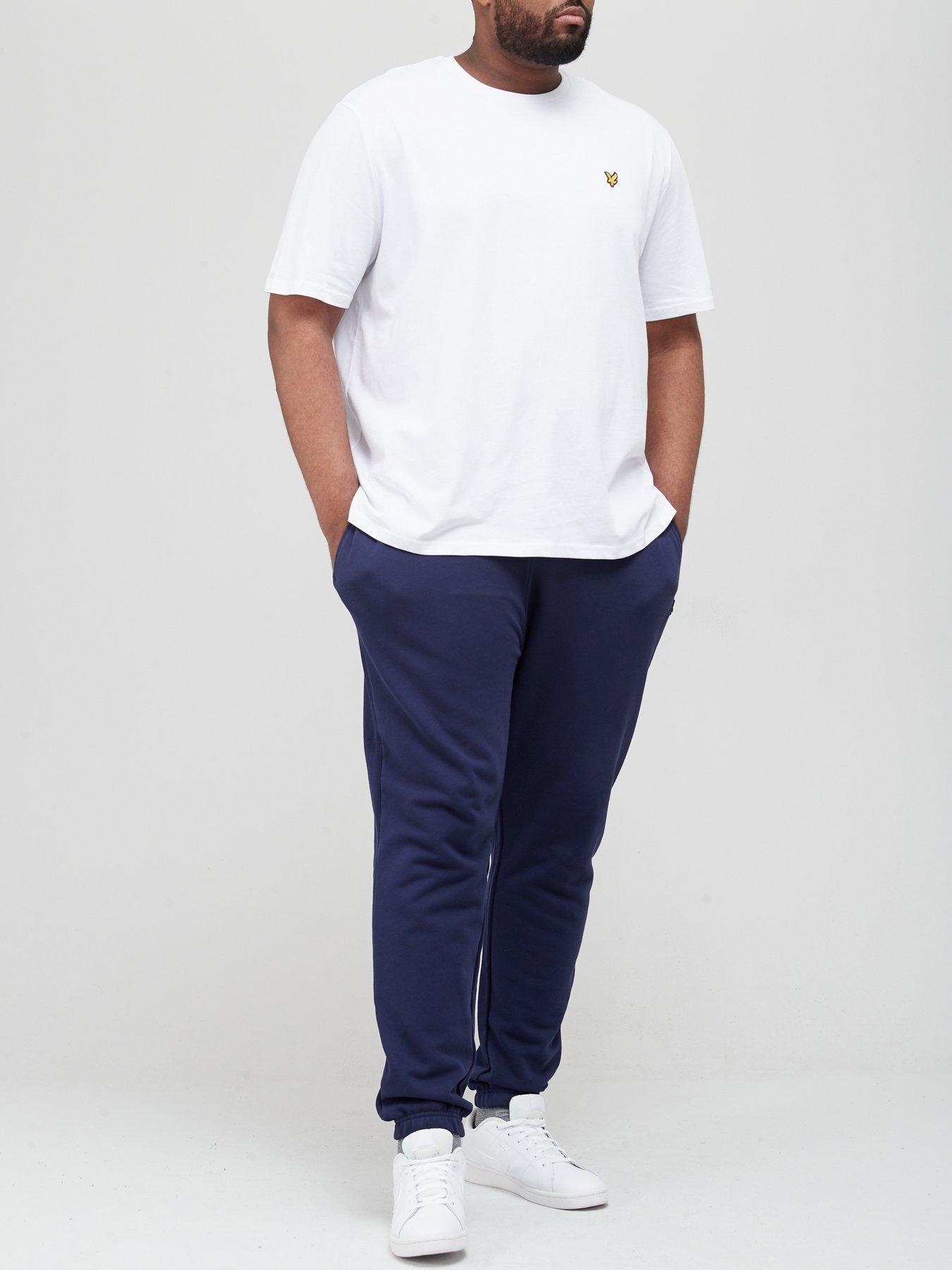 lyle-scott-big-amp-tallnbspplain-t-shirt-whiteback