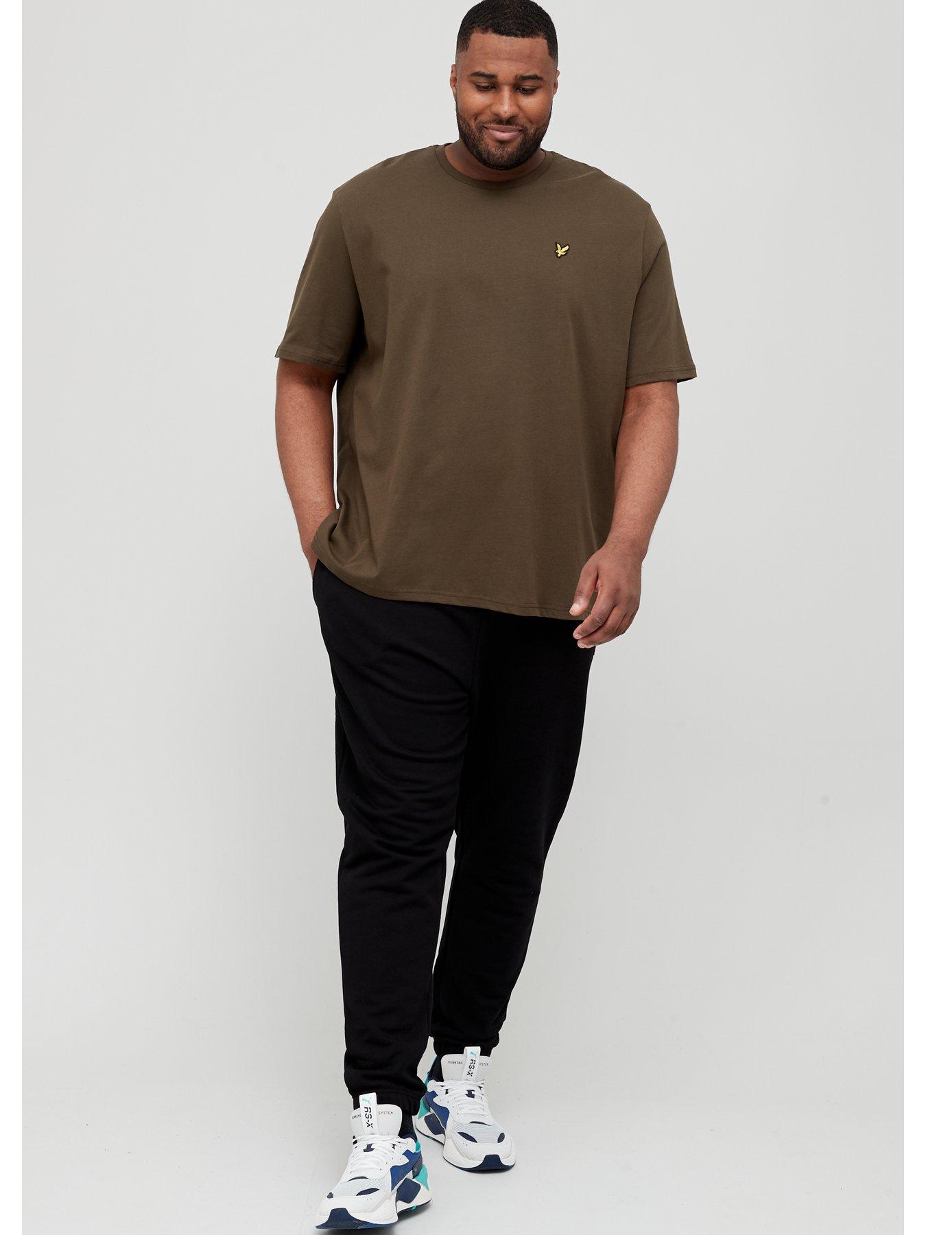 Image 3 of 4 of Lyle & Scott Big &amp; Tall&nbsp;Plain T-shirt - Olive