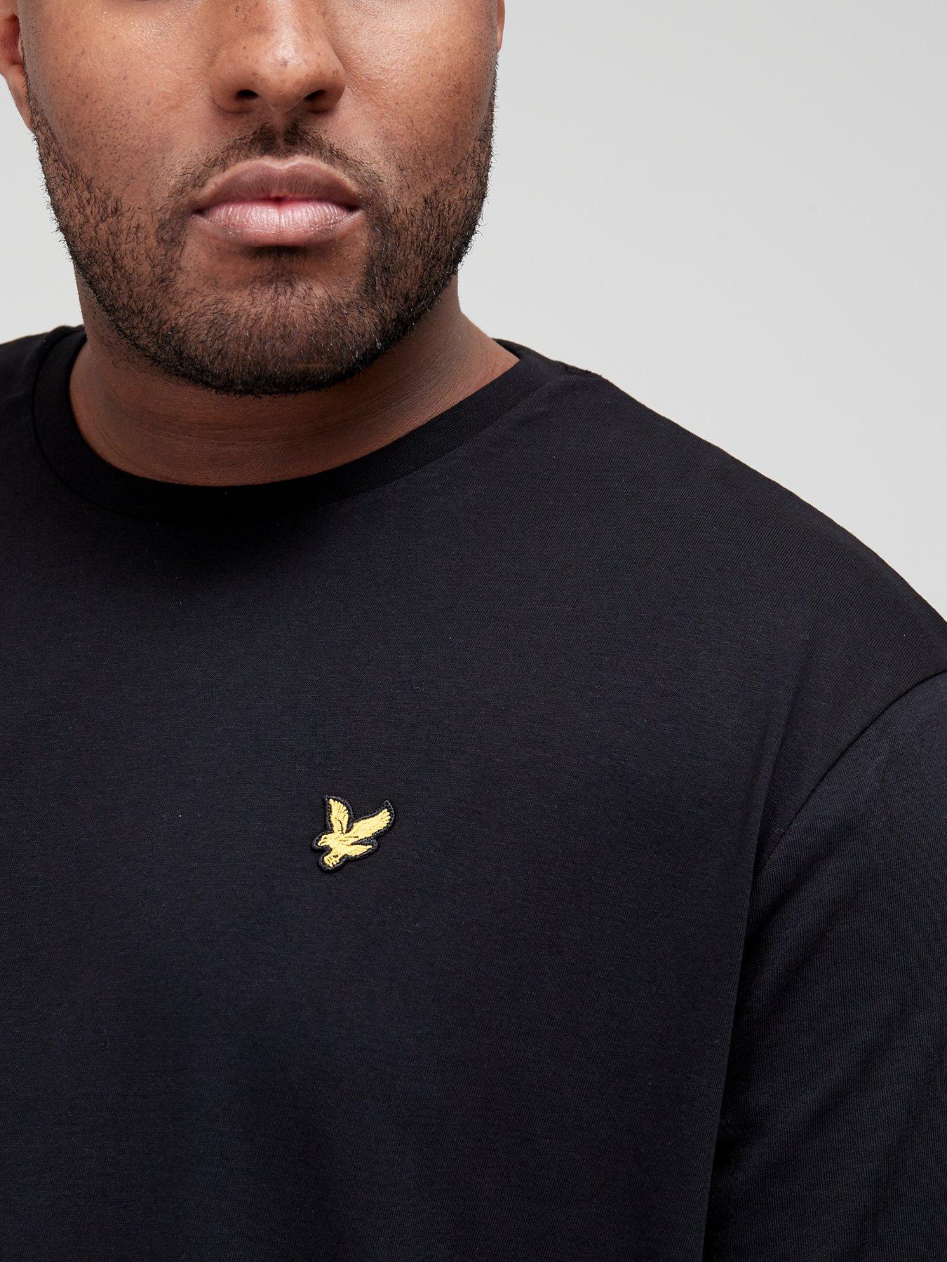 lyle-scott-big-amp-tallnbspplain-t-shirt-blackoutfit