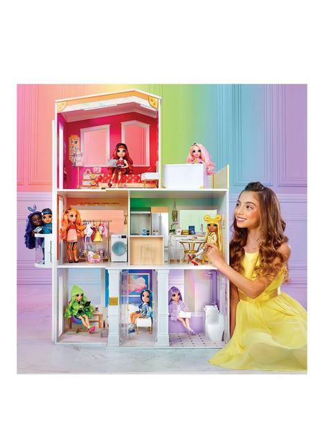 rainbow-high-3-story-wood-doll-house-playset-with-50-accessories