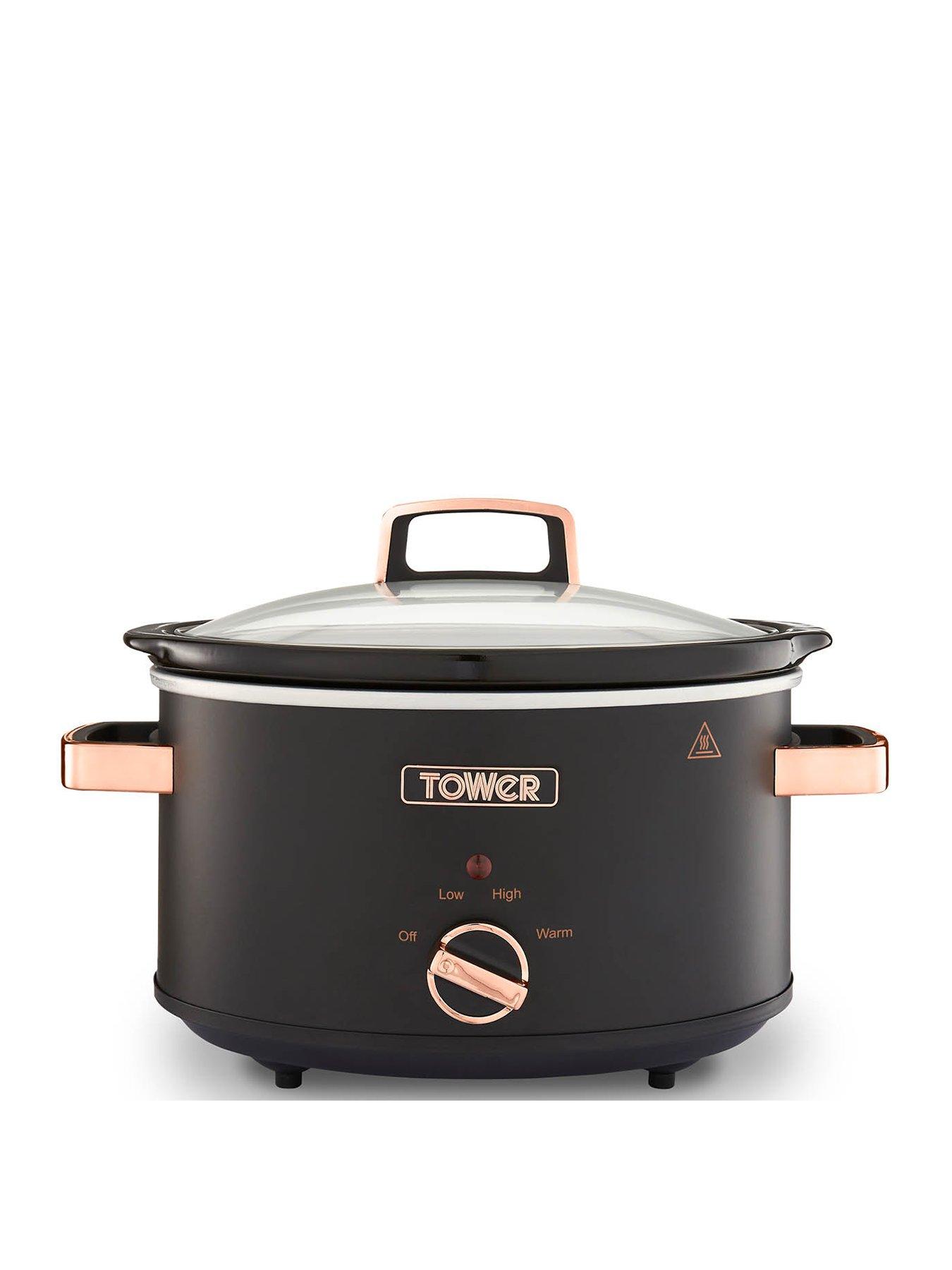 Image of Tower Cavaletto Slow Cooker 3.5l - Black