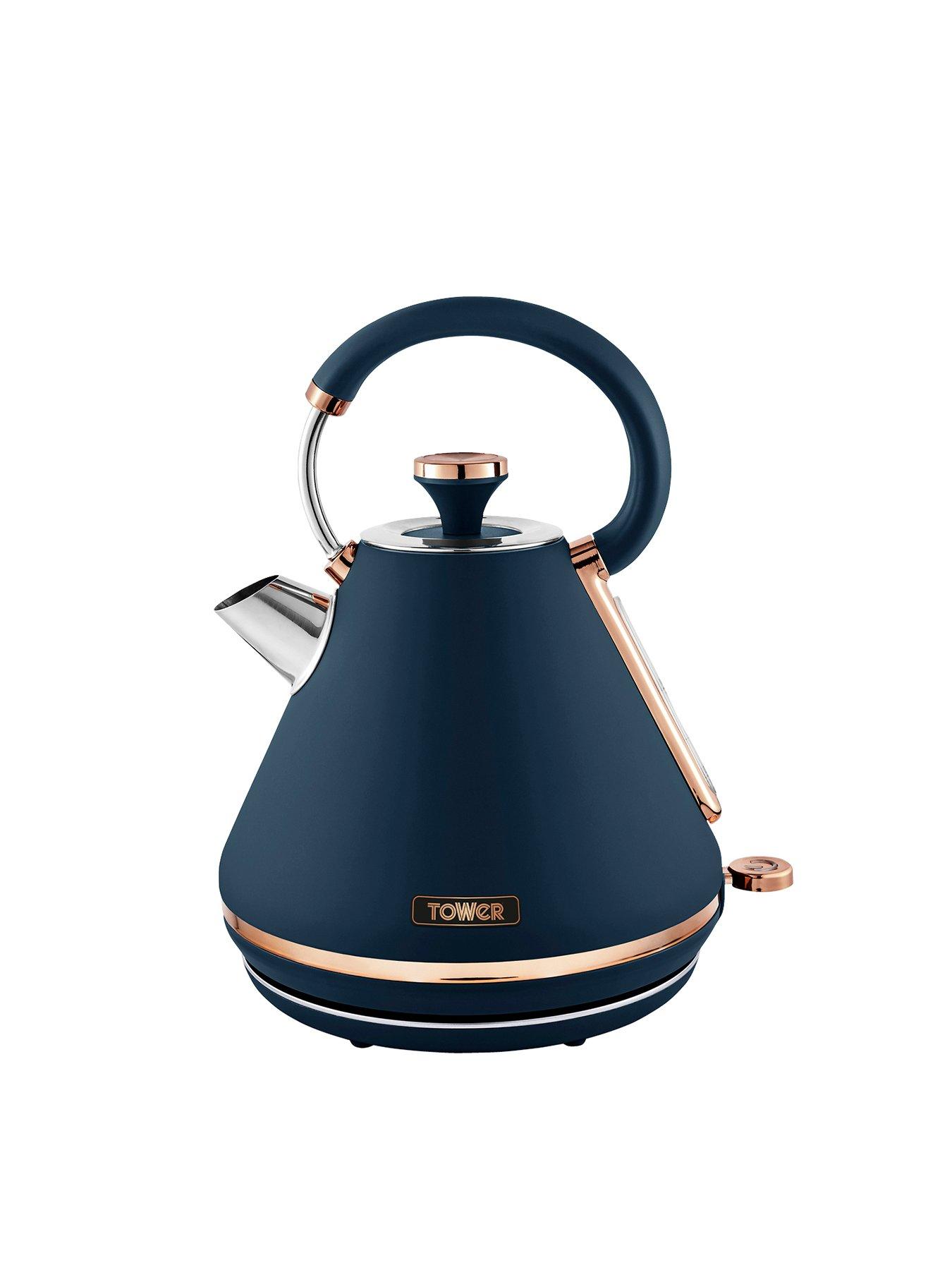 Tower midnight store blue kettle