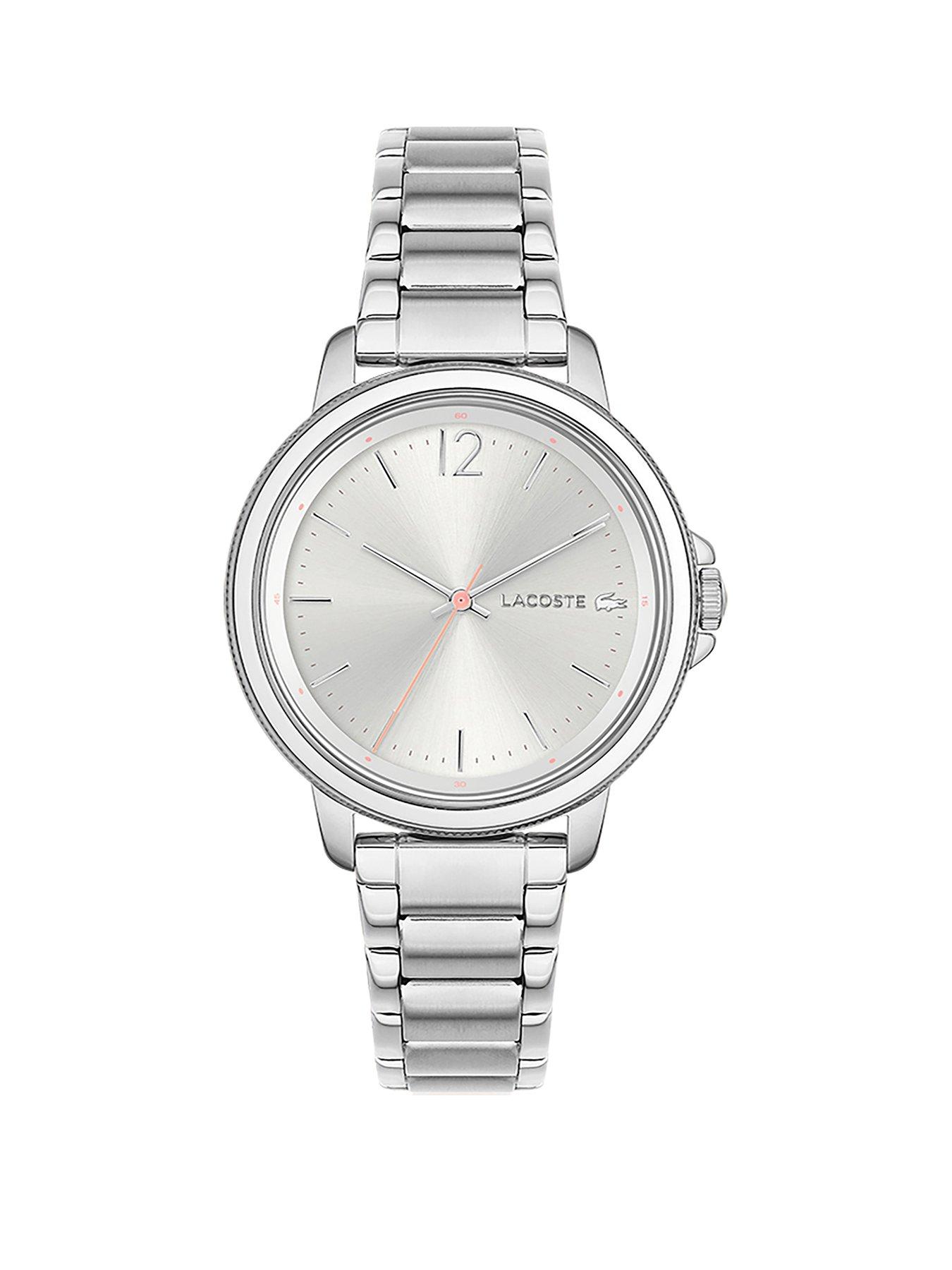 Lacoste watch clearance silver