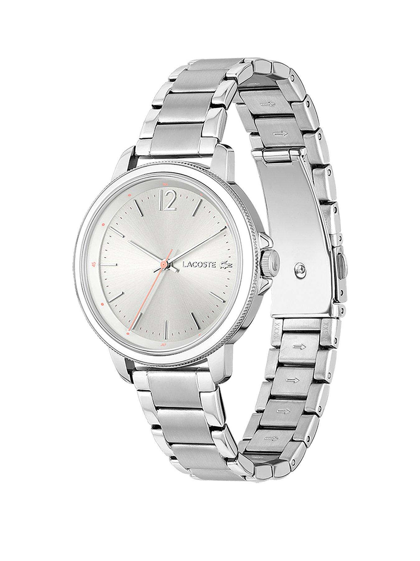 Silver lacoste clearance watch