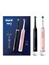 oral-b-oral-b-pro-3-3900-cross-action-black-amp-pink-electric-toothbrushes-designed-by-braunfront