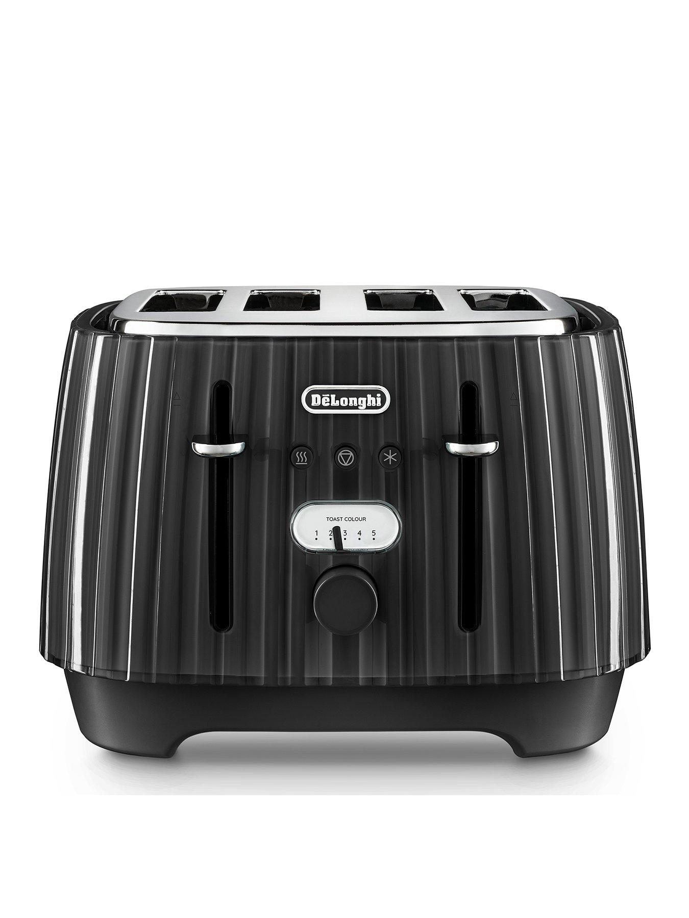 Image 1 of 6 of DeLonghi Ballerina 4&nbsp;Slice Toaster - Black