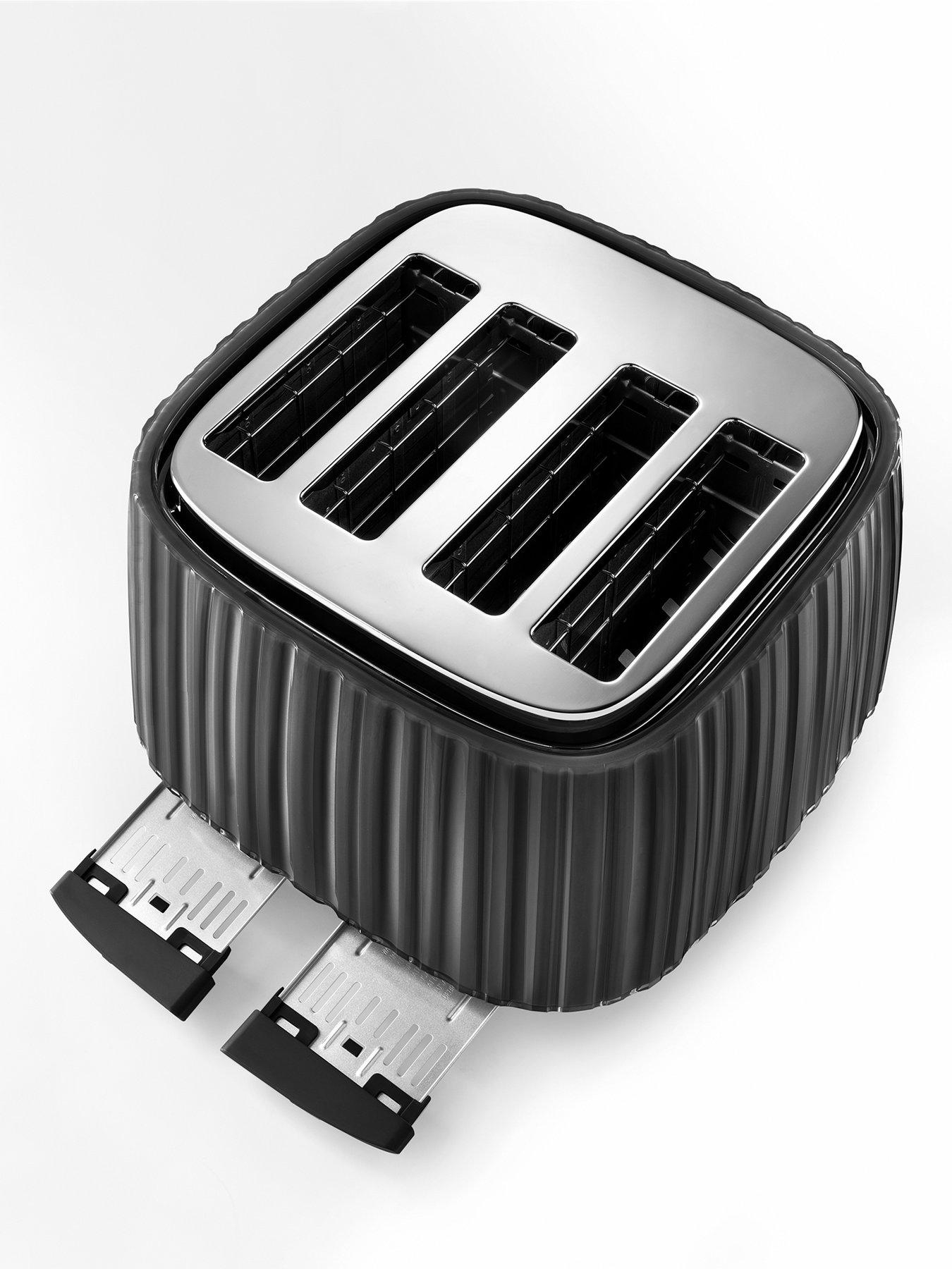 Image 4 of 6 of DeLonghi Ballerina 4&nbsp;Slice Toaster - Black