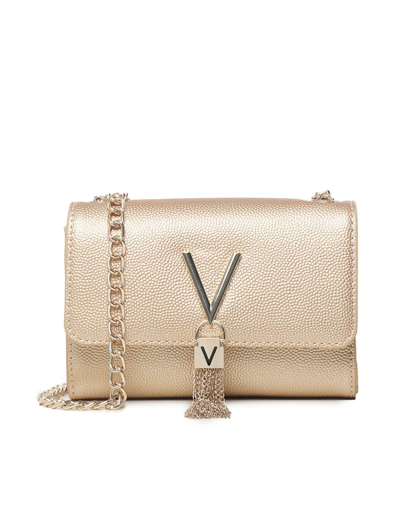 Valentino Bags Black/Gold Divina Crossbody Bag