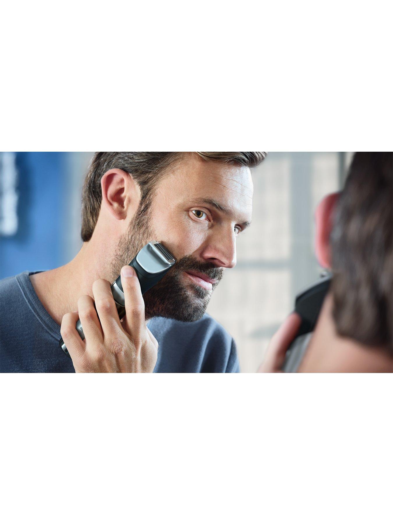 Image 5 of 6 of Philips Series 9000 Prestige Beard Trimmer with Steel Precision Technology and Beard&nbsp;Adapt Sensor, BT9810/13