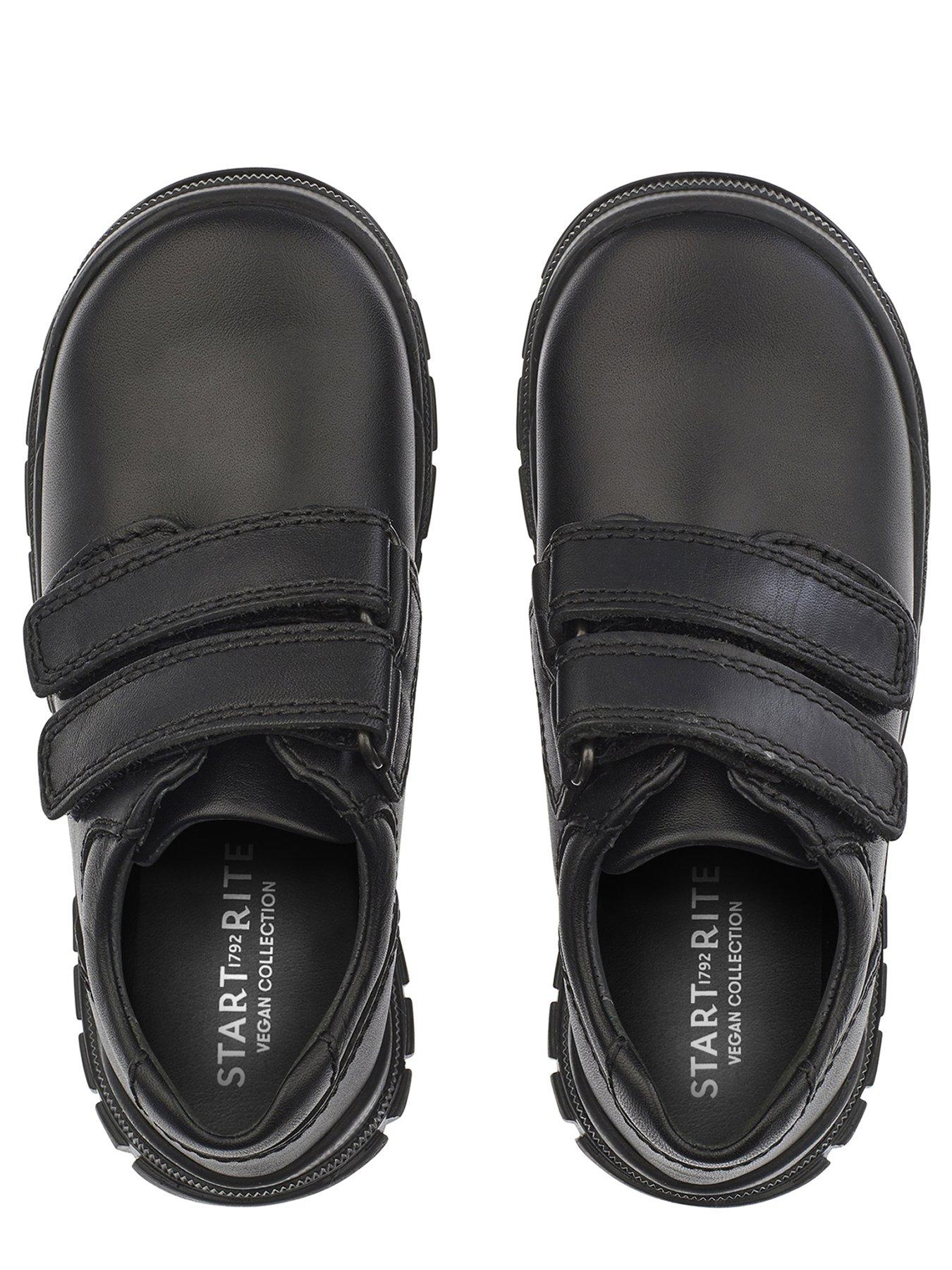 Image 3 of 4 of Start-rite Engineer&nbsp;Vegan Double Riptape Boys School Shoes - Black