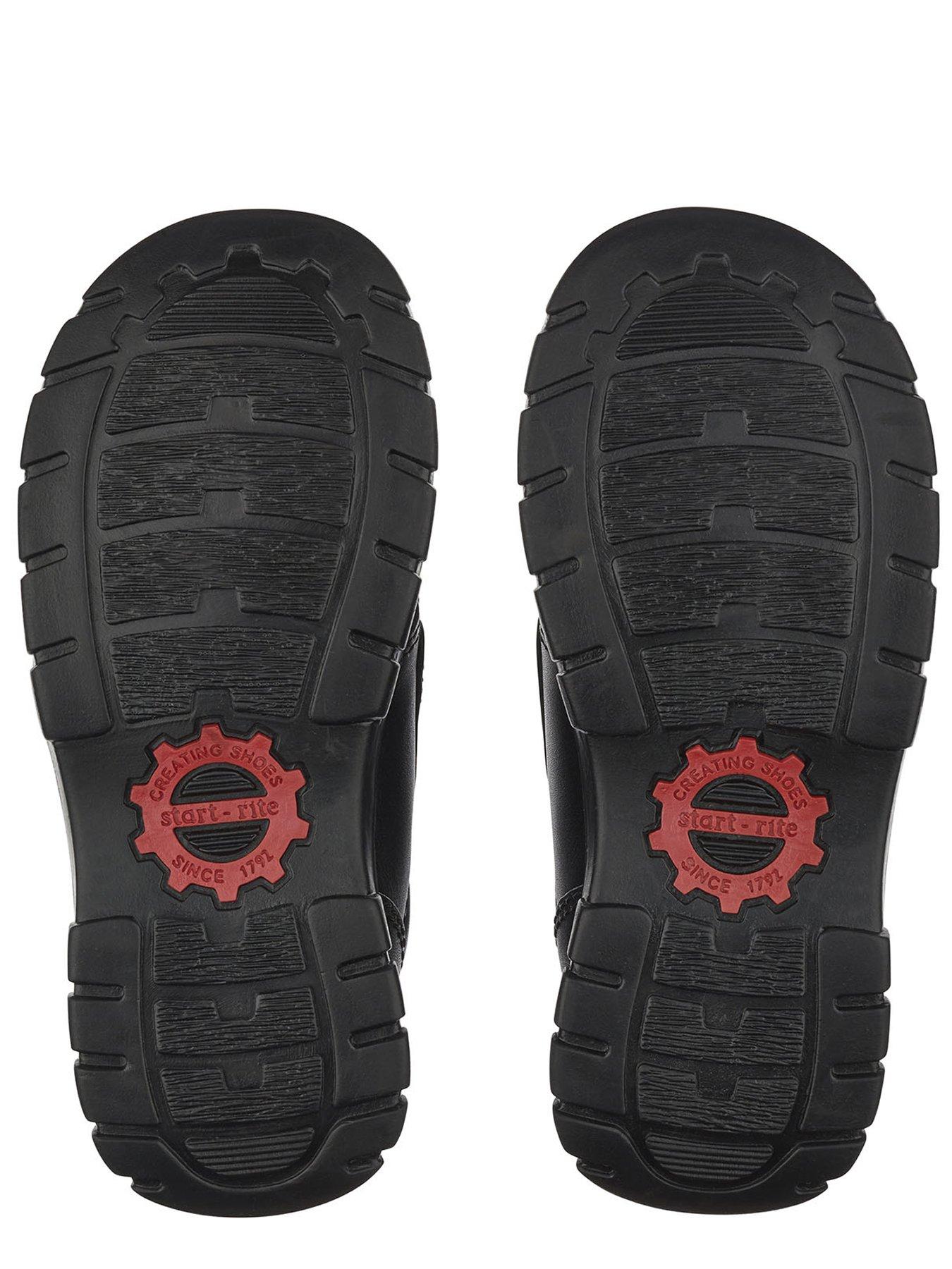 Image 4 of 4 of Start-rite Engineer&nbsp;Vegan Double Riptape Boys School Shoes - Black
