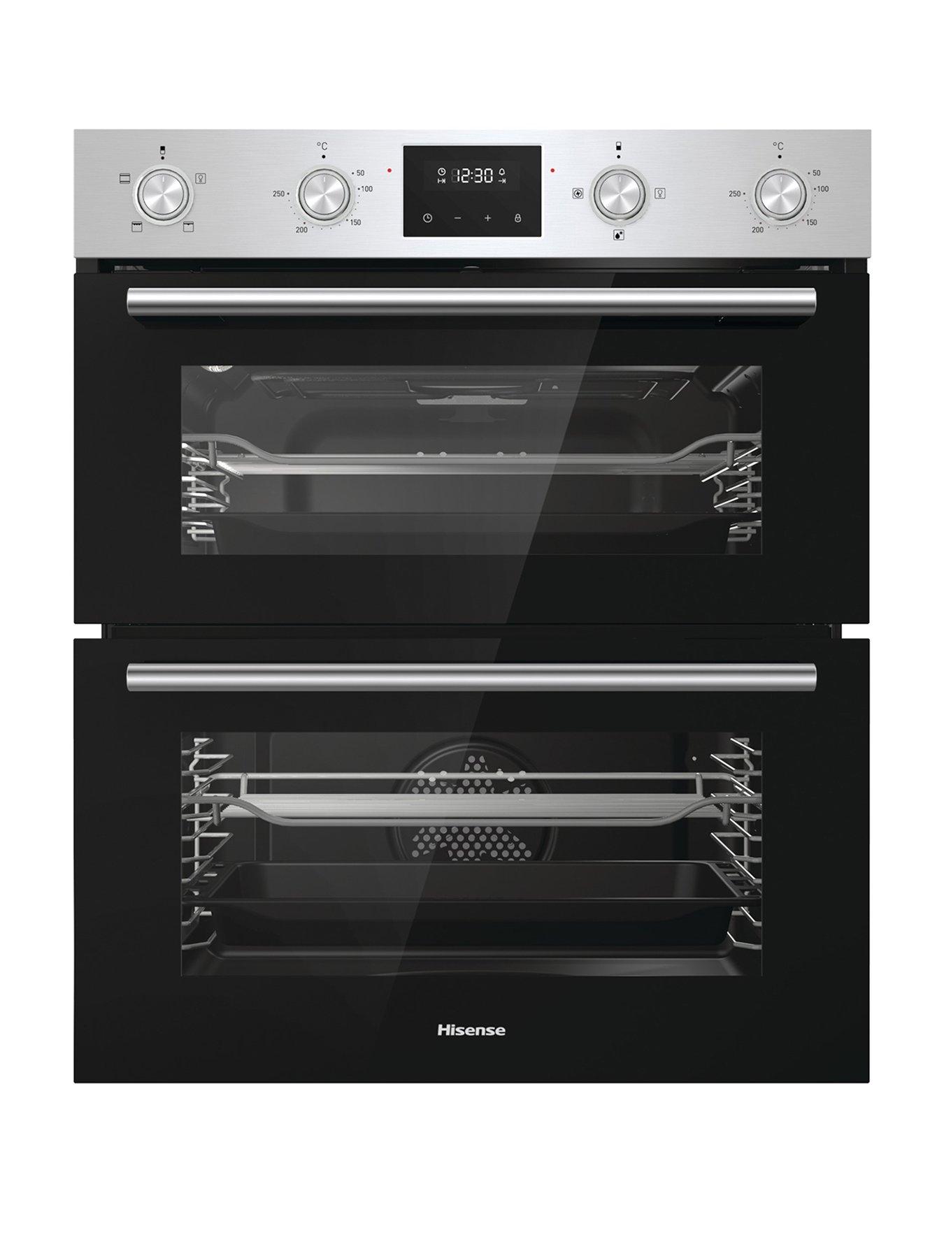 Image 1 of 7 of Hisense BID79222CXUK Catalytic Built-Under Double Oven - Stainless Steel