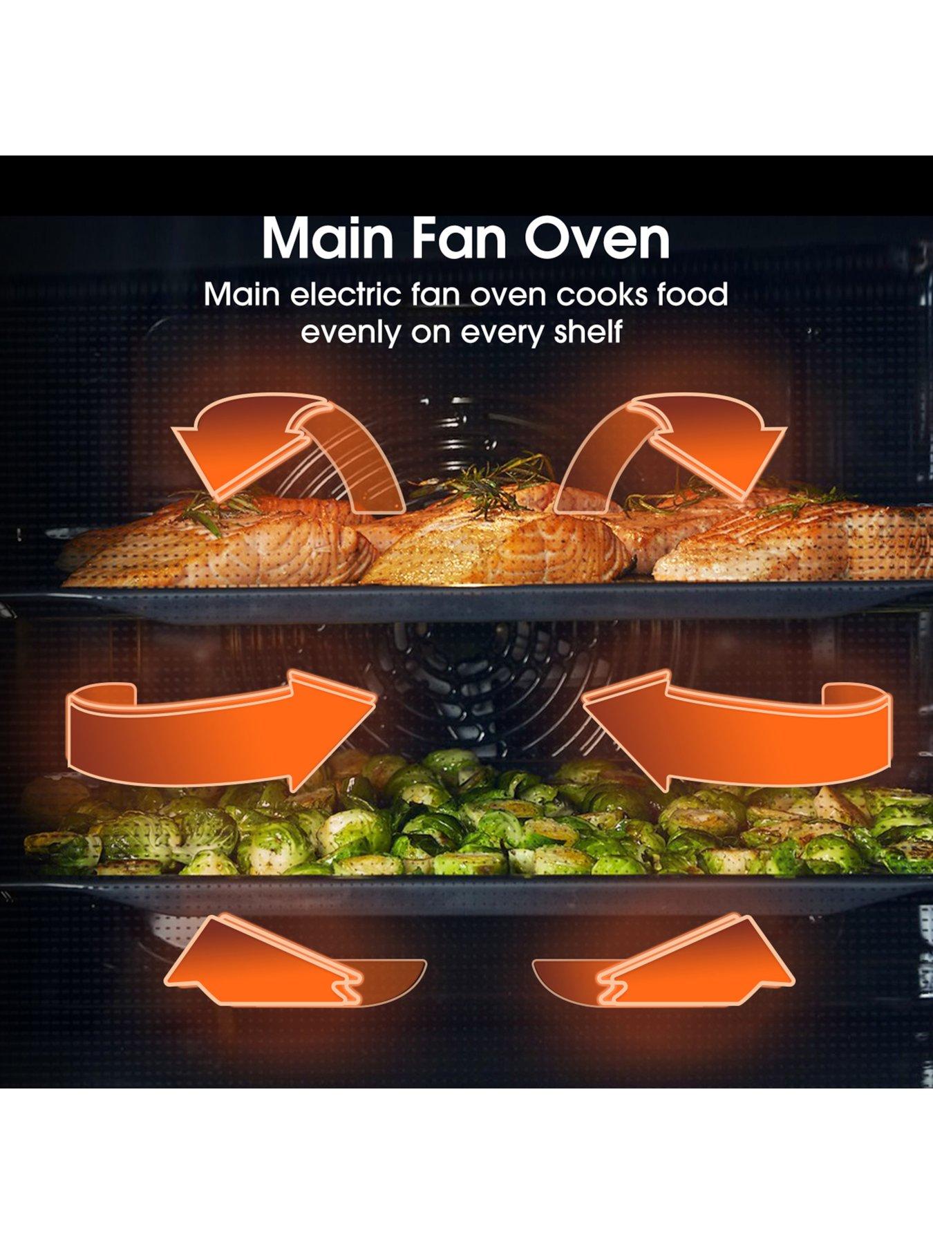 Image 4 of 7 of Hisense BID79222CXUK Catalytic Built-Under Double Oven - Stainless Steel