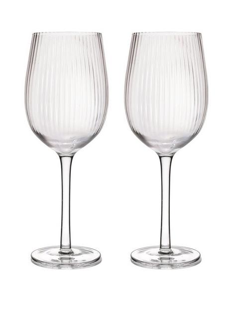 barcraft-ridged-white-wine-glasses-ndash-set-of-2