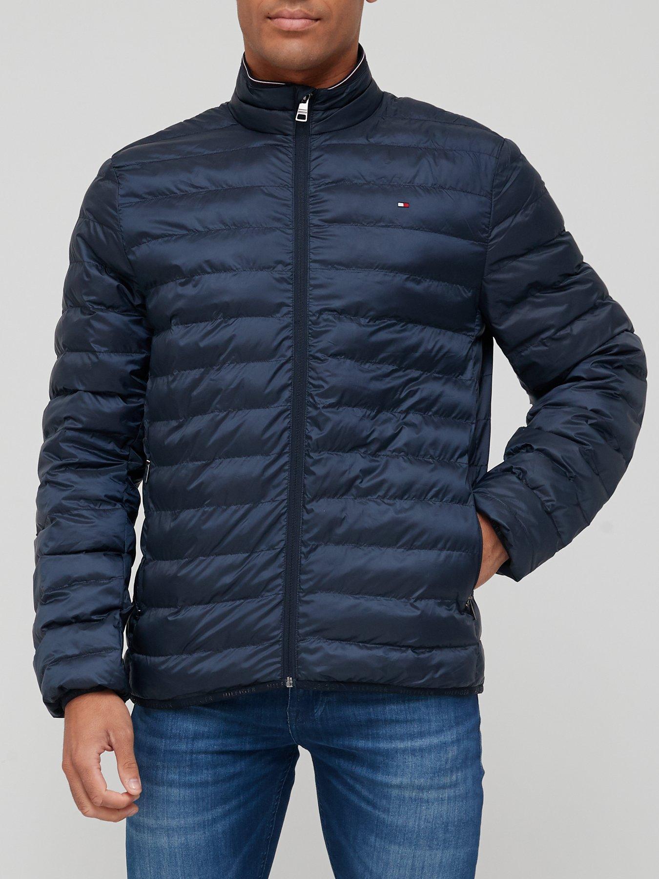 Image 1 of 4 of Tommy Hilfiger Tommy Hilfiger Packable Circular Padded Jacket - Navy