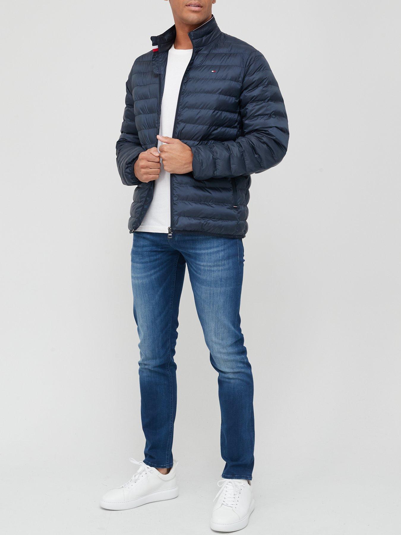 Image 3 of 4 of Tommy Hilfiger Tommy Hilfiger Packable Circular Padded Jacket - Navy