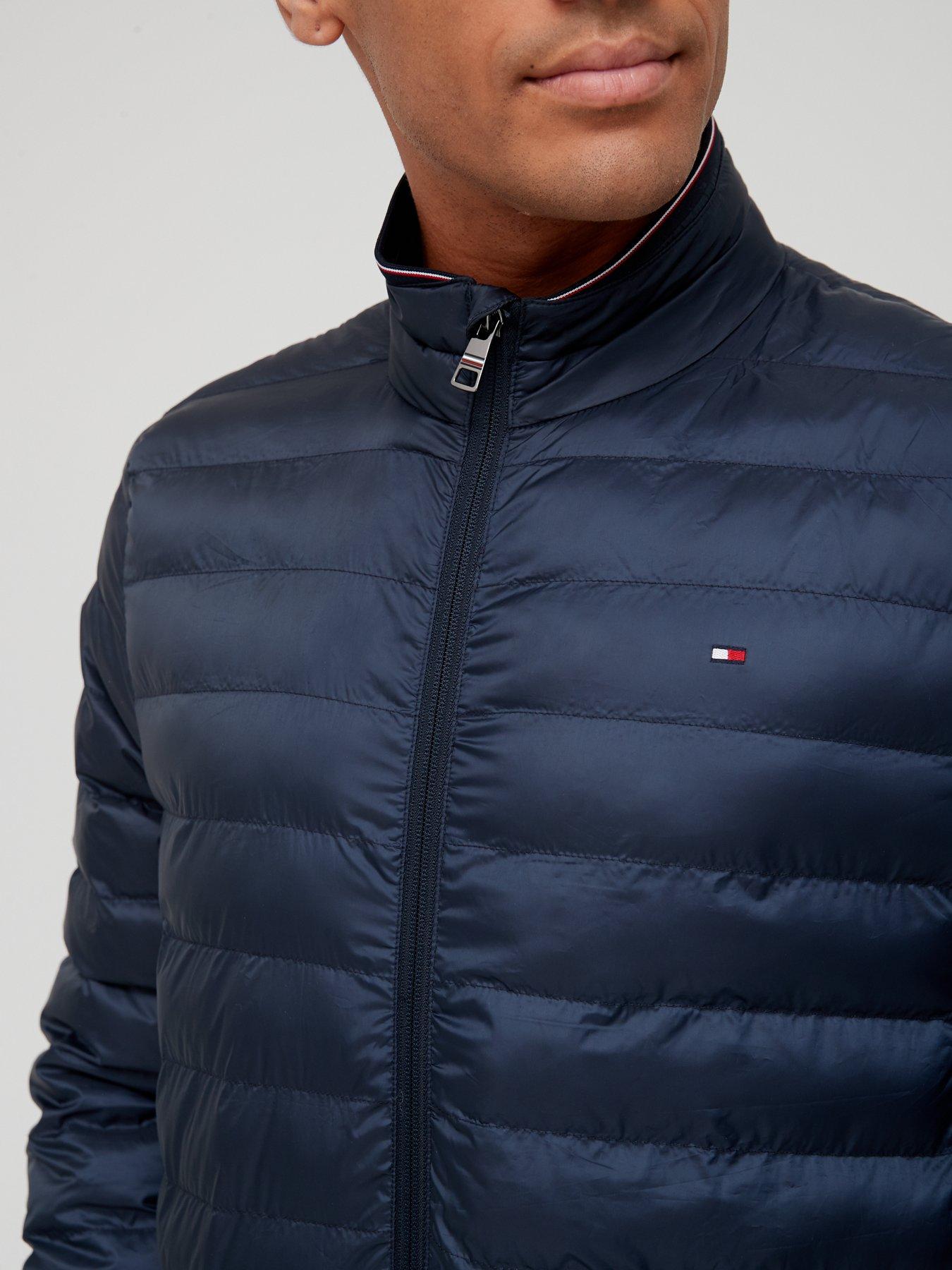 Image 4 of 4 of Tommy Hilfiger Tommy Hilfiger Packable Circular Padded Jacket - Navy