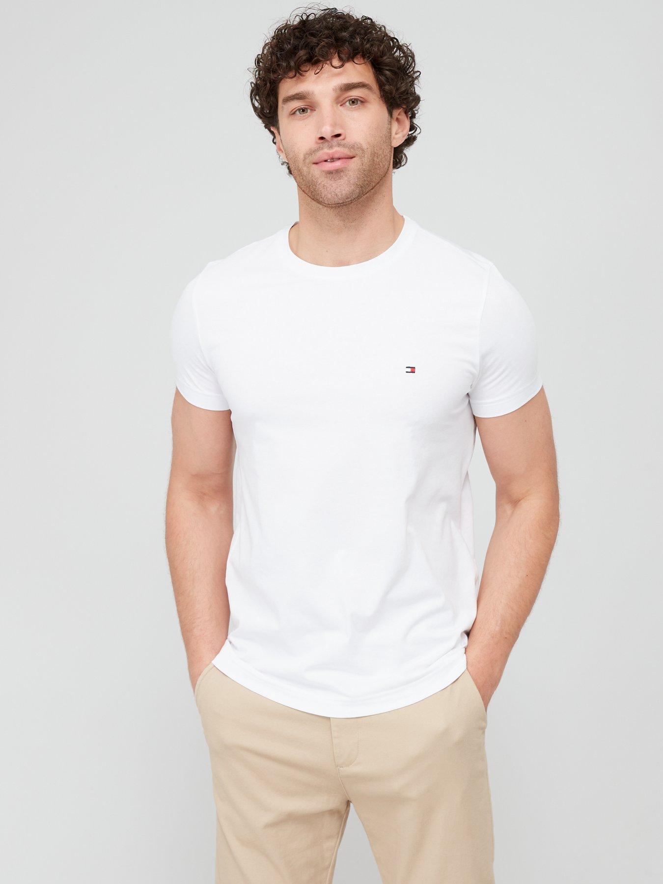 undefined Tommy Hilfiger Core Stretch Slim Fit T-Shirt - White