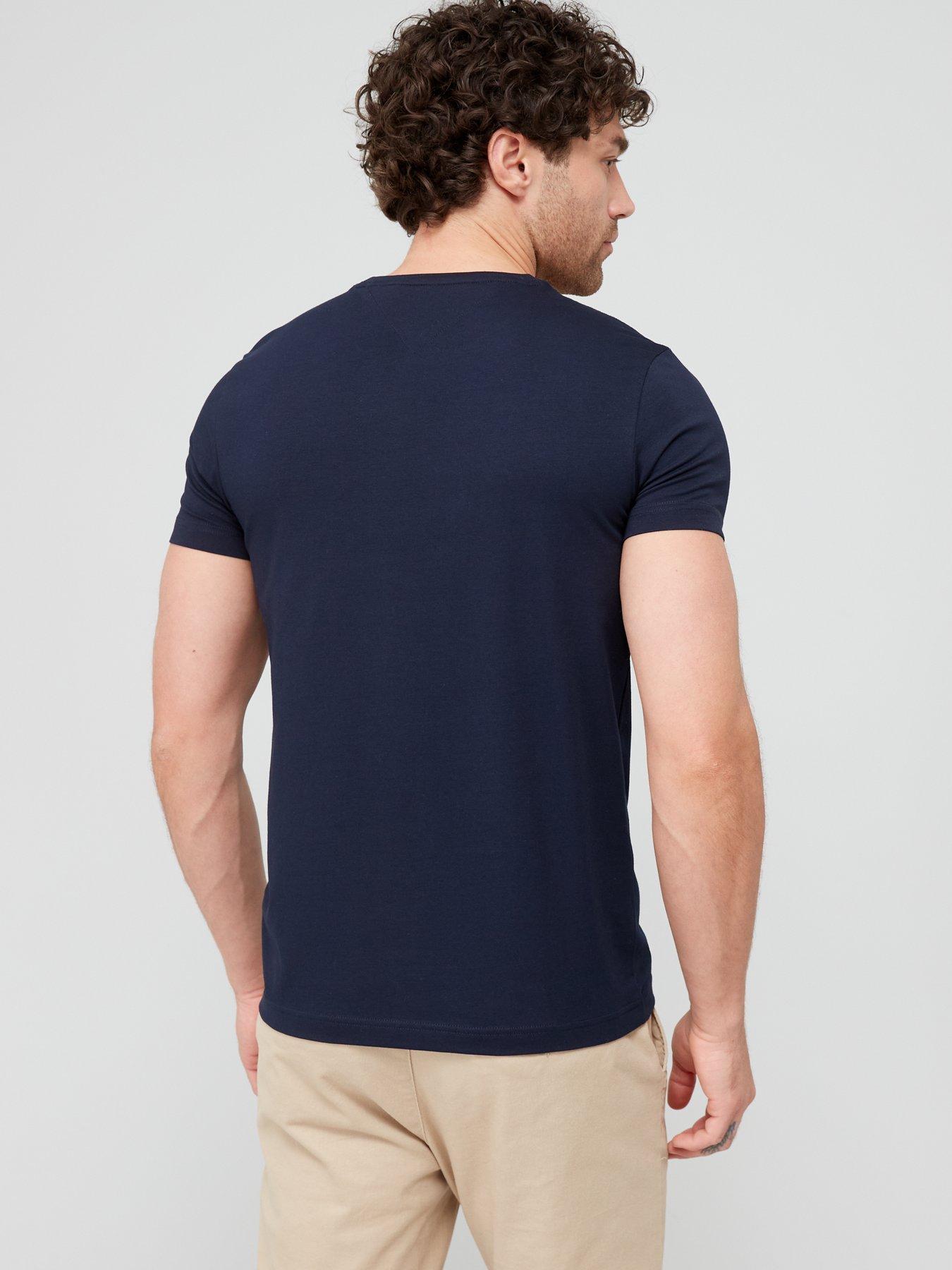 tommy-hilfiger-tommy-hilfiger-core-stretch-slim-fit-t-shirt-navystillFront