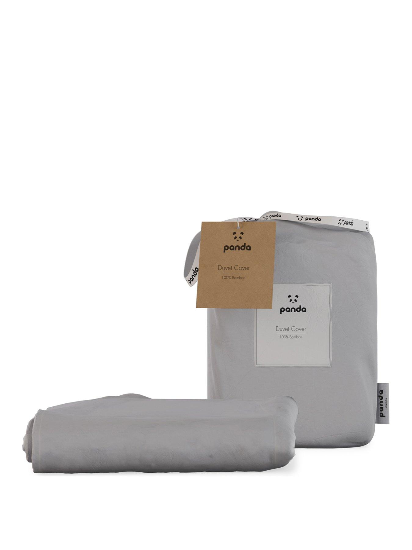 panda-london-100-bamboo-duvet-cover-dove-greystillFront