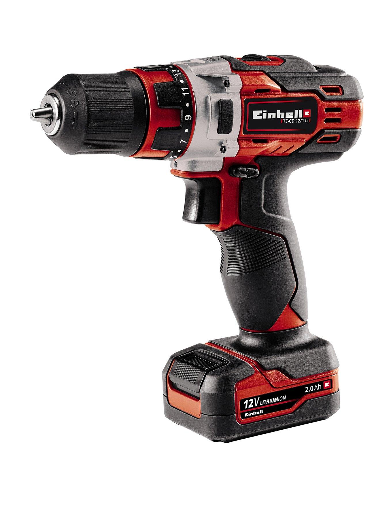 Einhell PXC 18V Cordless Brushless Combi Drill & Impact Driver Twin Pack 1  x 4.0Ah & 1 x 2.0Ah