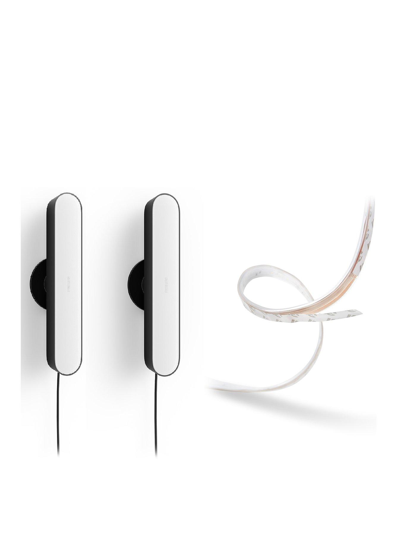 undefined Hue Play Smart Light Bar White  &  Colour Ambiance Double Pack and Lightstrip Plus 2m Kit