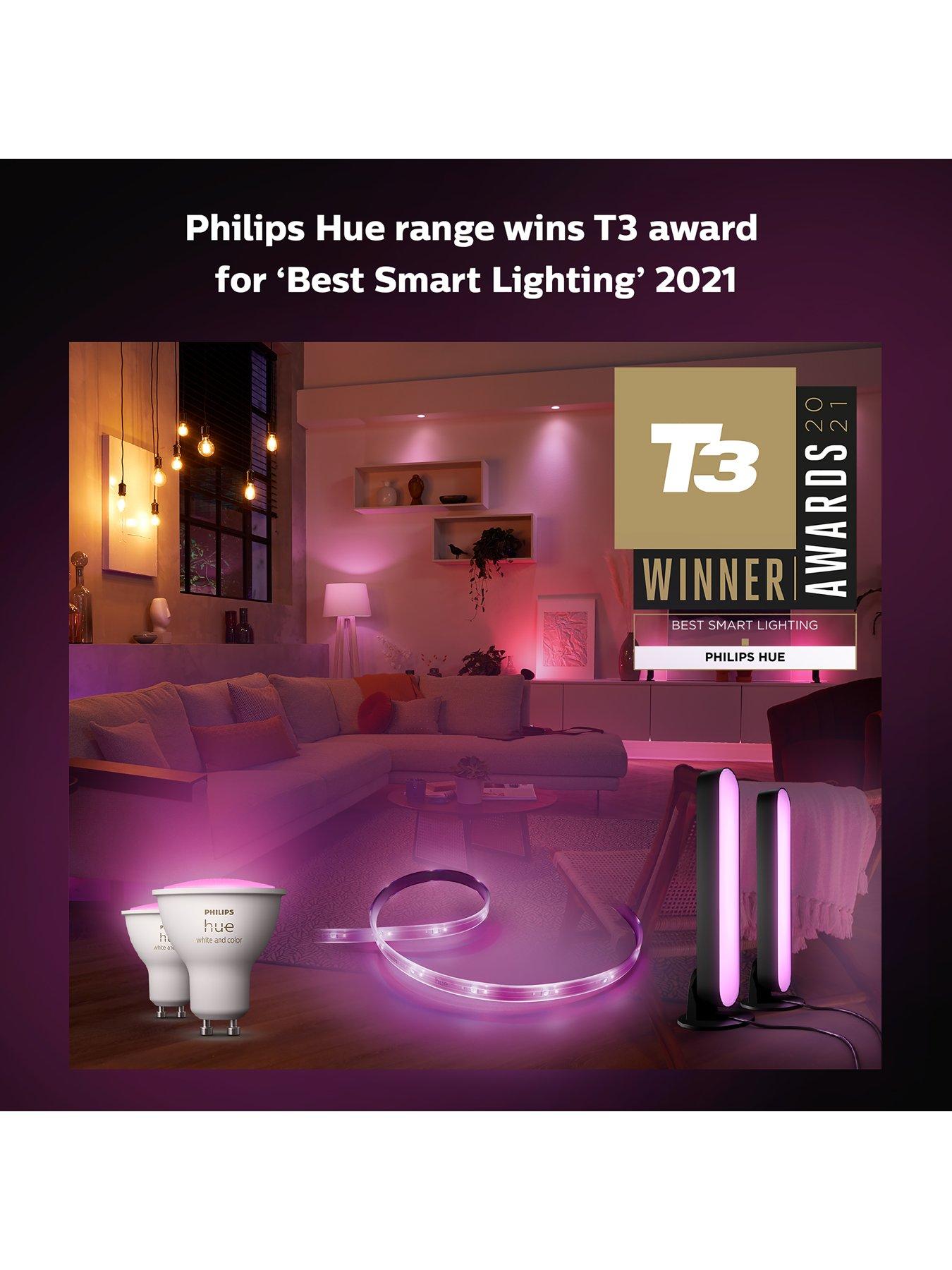 Image 6 of 6 of Philips Hue Hue Play Smart Light Bar White &amp; Colour Ambiance Double Pack and Lightstrip Plus 2m Kit