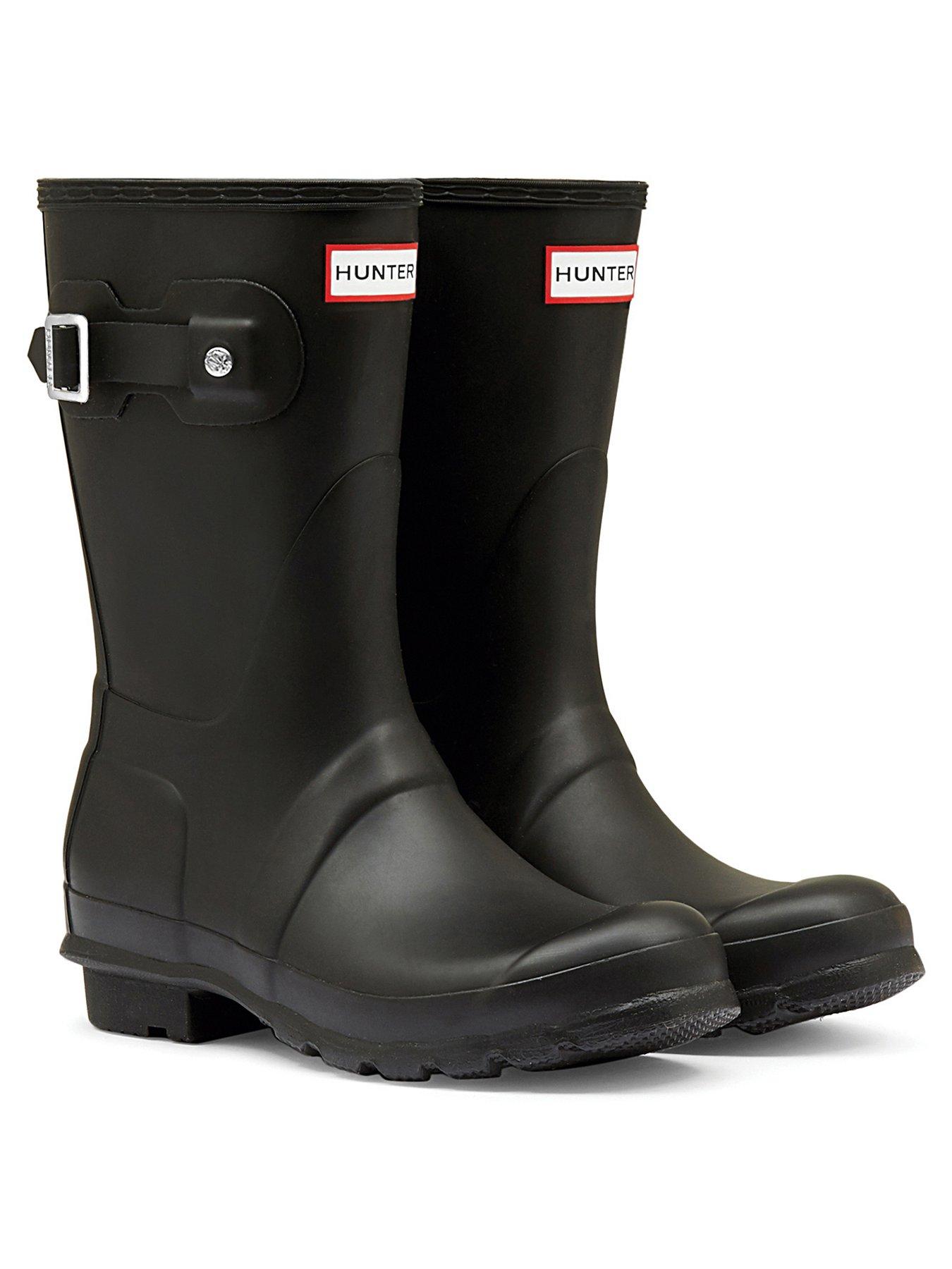 hunter-original-short-wellington-boot-blackback