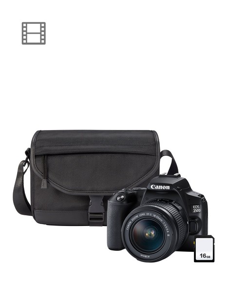 canon-eos-250d-black-slr-camera-kit-inc-ef-s-18-55mm-f35-56-dc-iii-lens-sb130-shoulder-bag-amp-16gb-sd-card