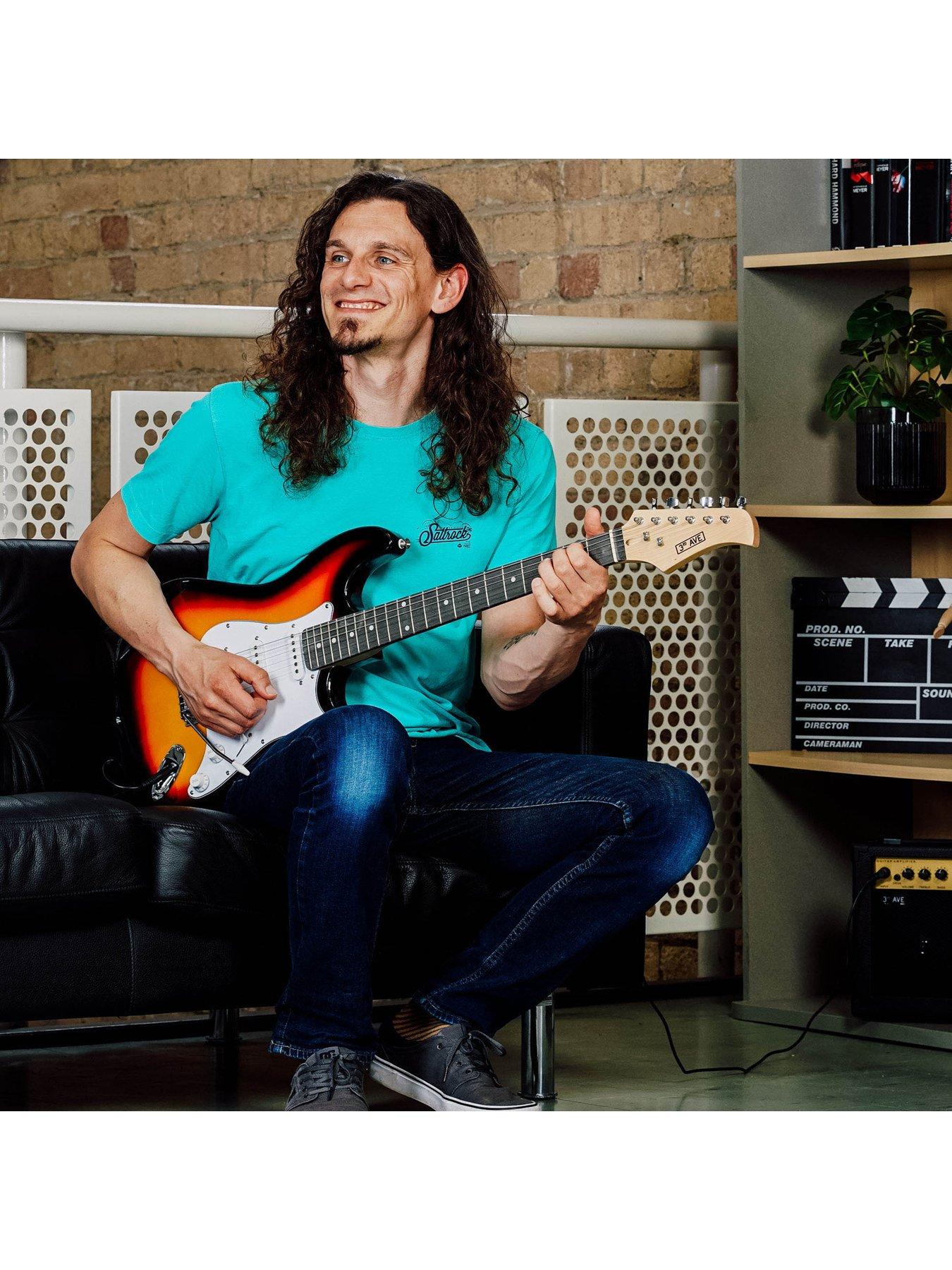 Image 5 of 6 of 3rd Avenue 3rd Avenue Full Size 4/4 Electric Guitar Ultimate Kit with Amp - 6 Months FREE Lessons - Sunburst
