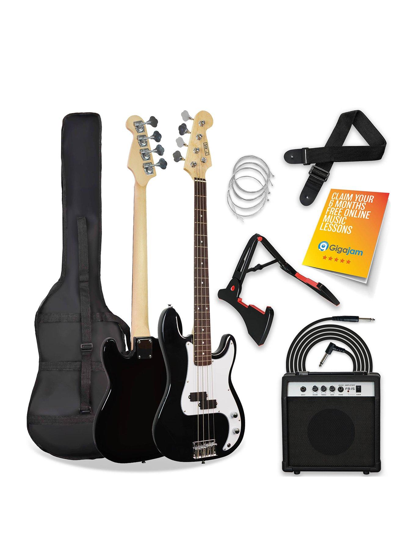 3rd-avenue-full-size-bass-guitar-ultimate-kit-with-15w-amp-6-months-free-lessons-blackfront