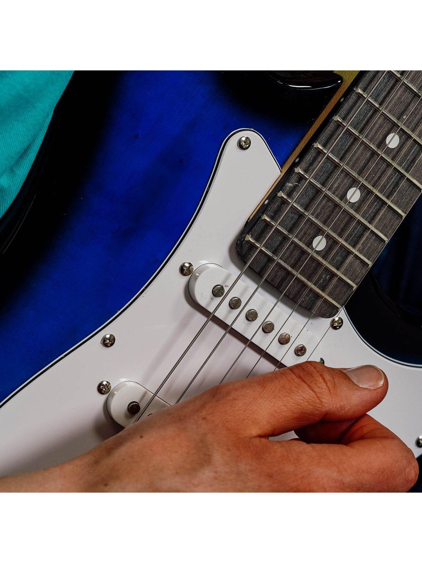 Image 6 of 6 of 3rd Avenue Full Size 4/4 Electric Guitar Ultimate Kit with 10W Amp - 6 Months FREE Lessons - Blueburst