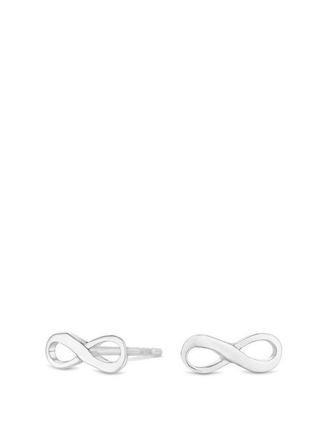 simply-silver-simply-silver-sterling-silver-925-mini-infinity-stud-earrings