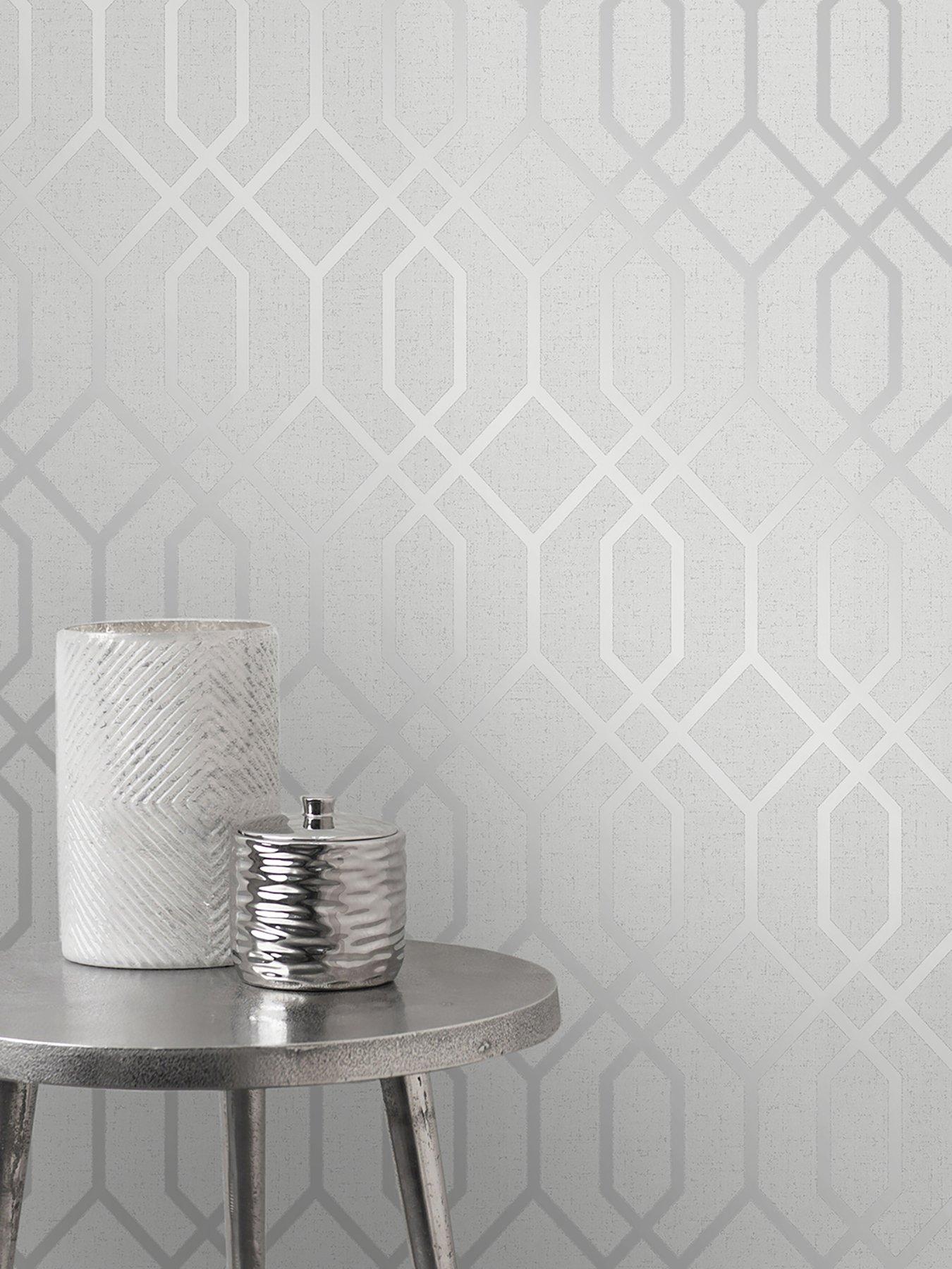 fine-decor-quartz-trellis-geo-silver-and-grey-wallpaper