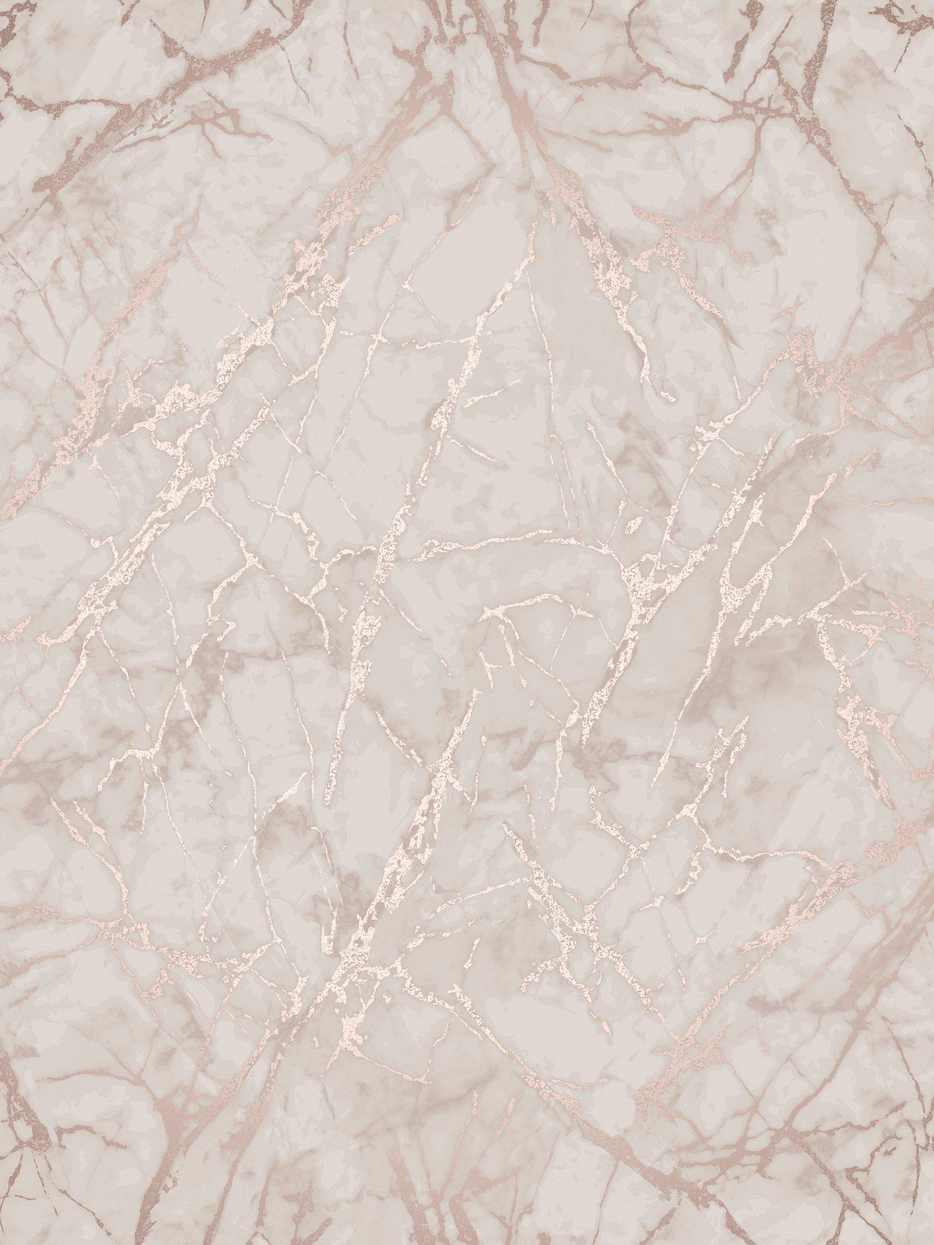Image 2 of 3 of Fine Decor Fine Decor Marblesque Metallic Marble Rose Gold Wallpaper