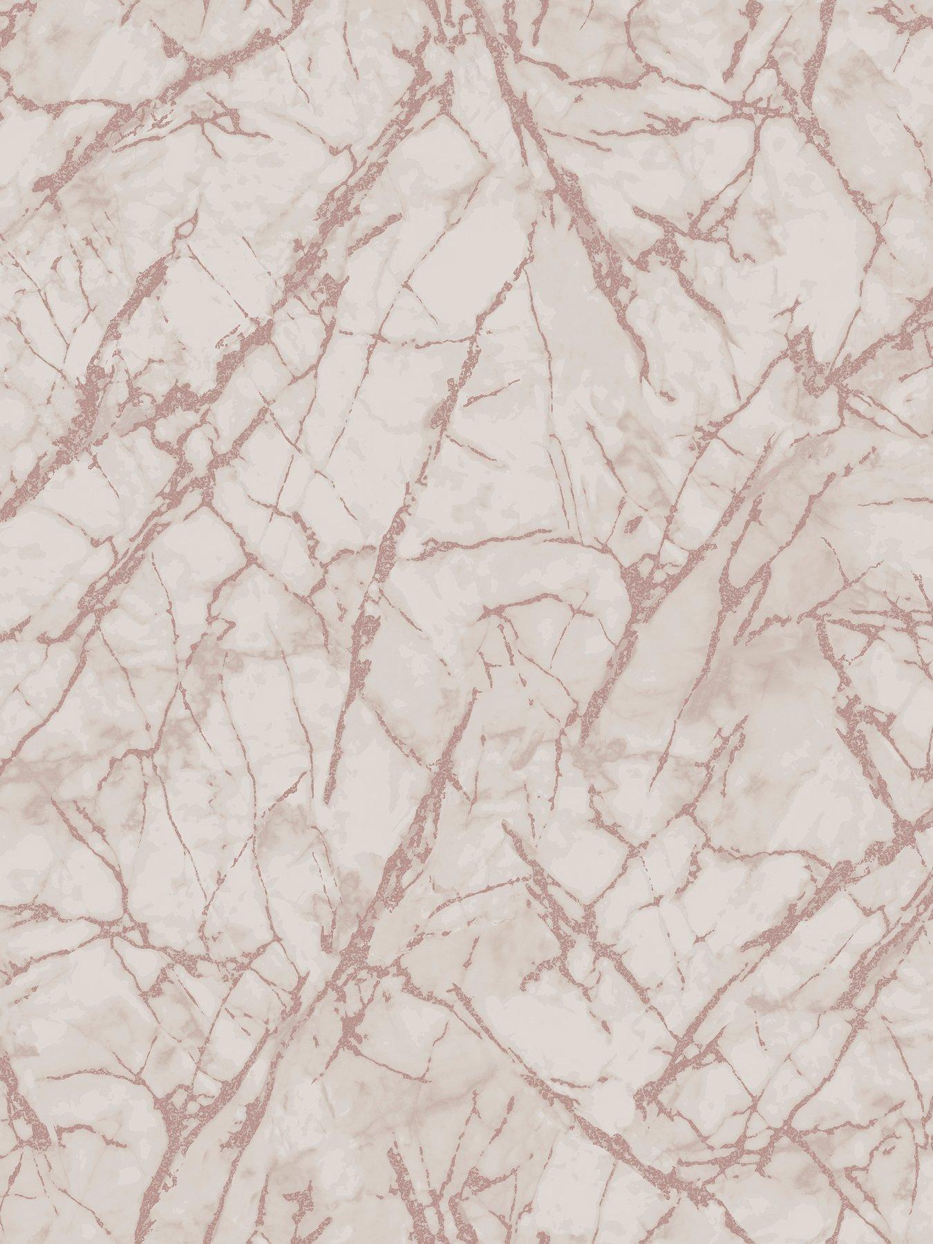 Image 3 of 3 of Fine Decor Fine Decor Marblesque Metallic Marble Rose Gold Wallpaper